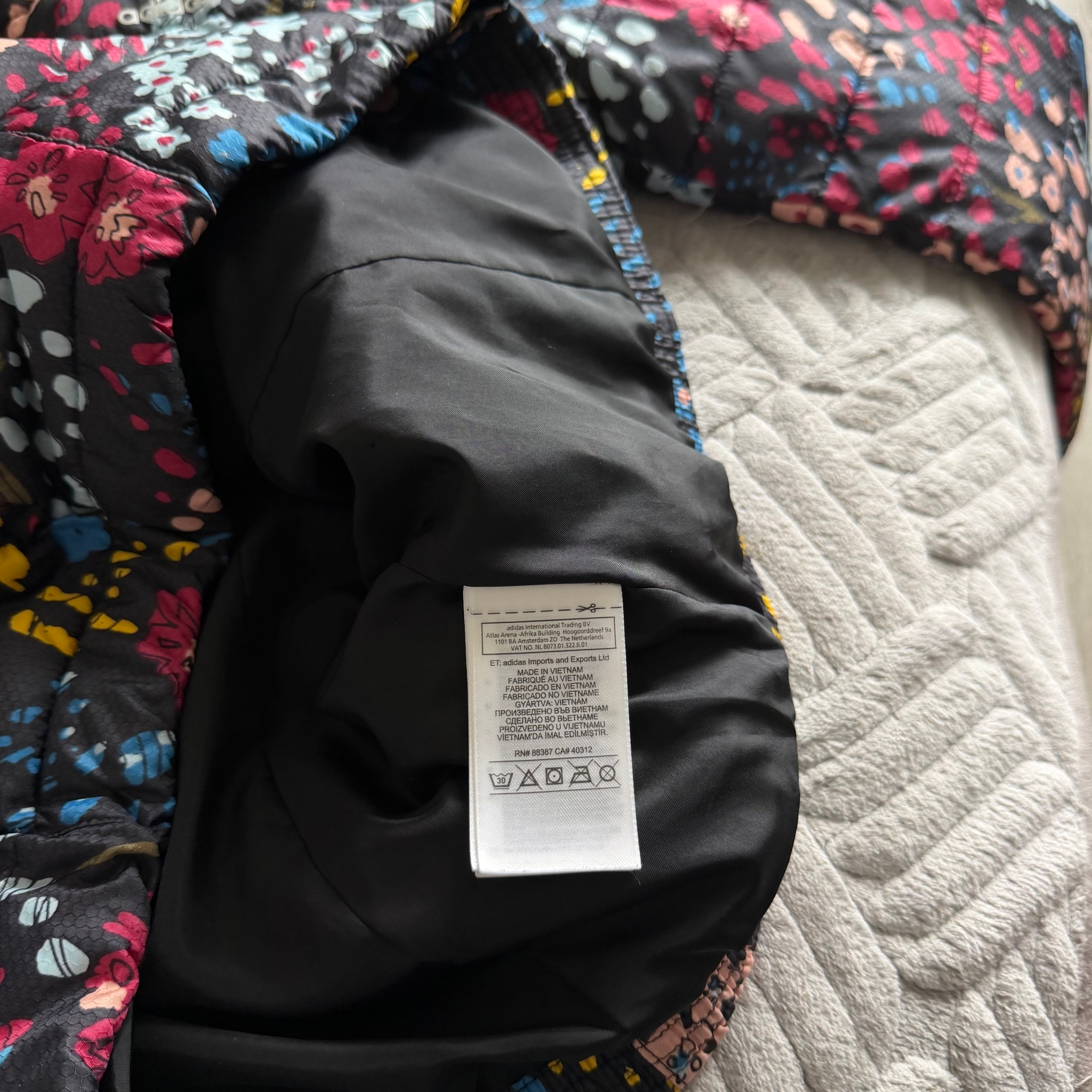 Adidas Jacket Flowers y2k bimbo, миниатюра 10