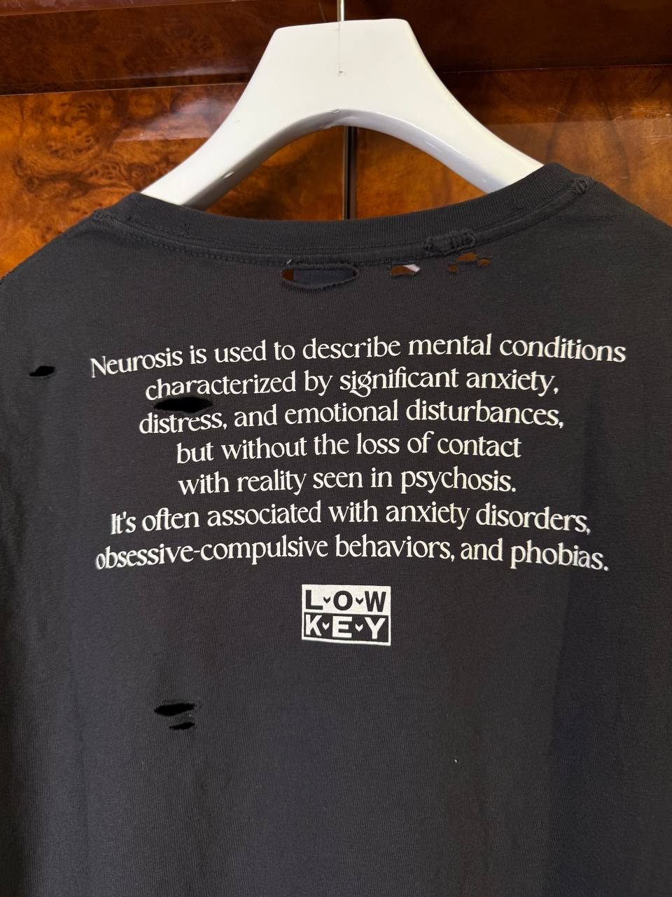 Protocol Index NEUROSIS Distressed Black T-shirt, миниатюра 4