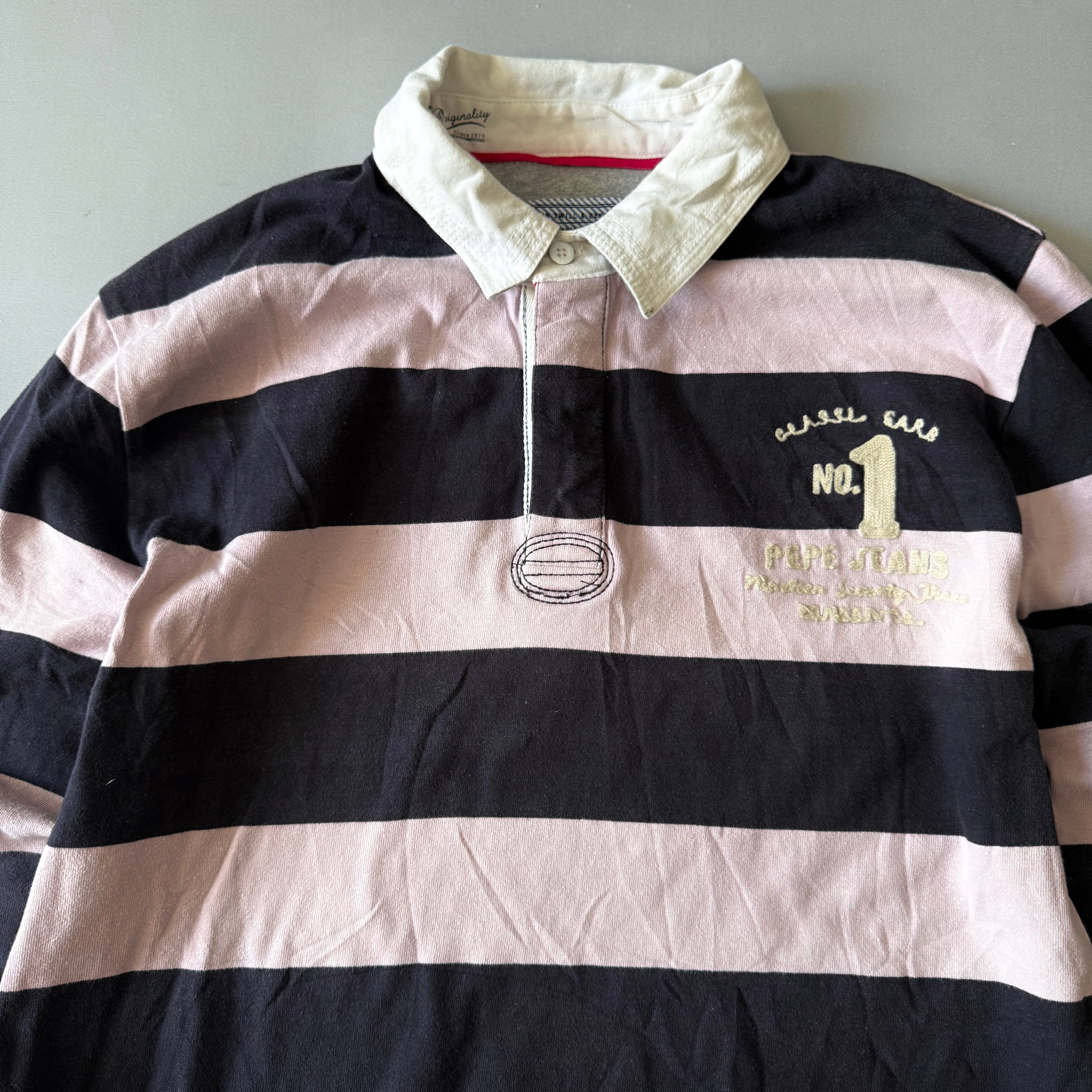 Pepe Jeans 2000s Vintage Rugby Shirt, миниатюра 4