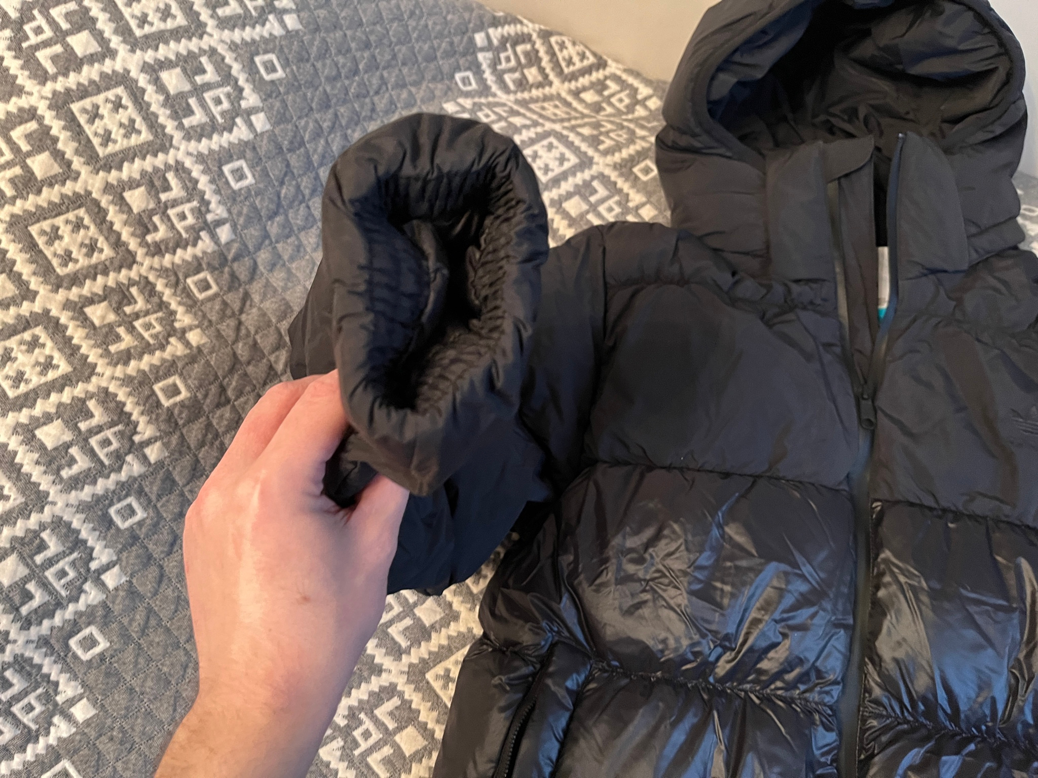 Adidas Originals Пуховик Adidas Originals Adicolor Down Regen Puffer Hooded, миниатюра 11