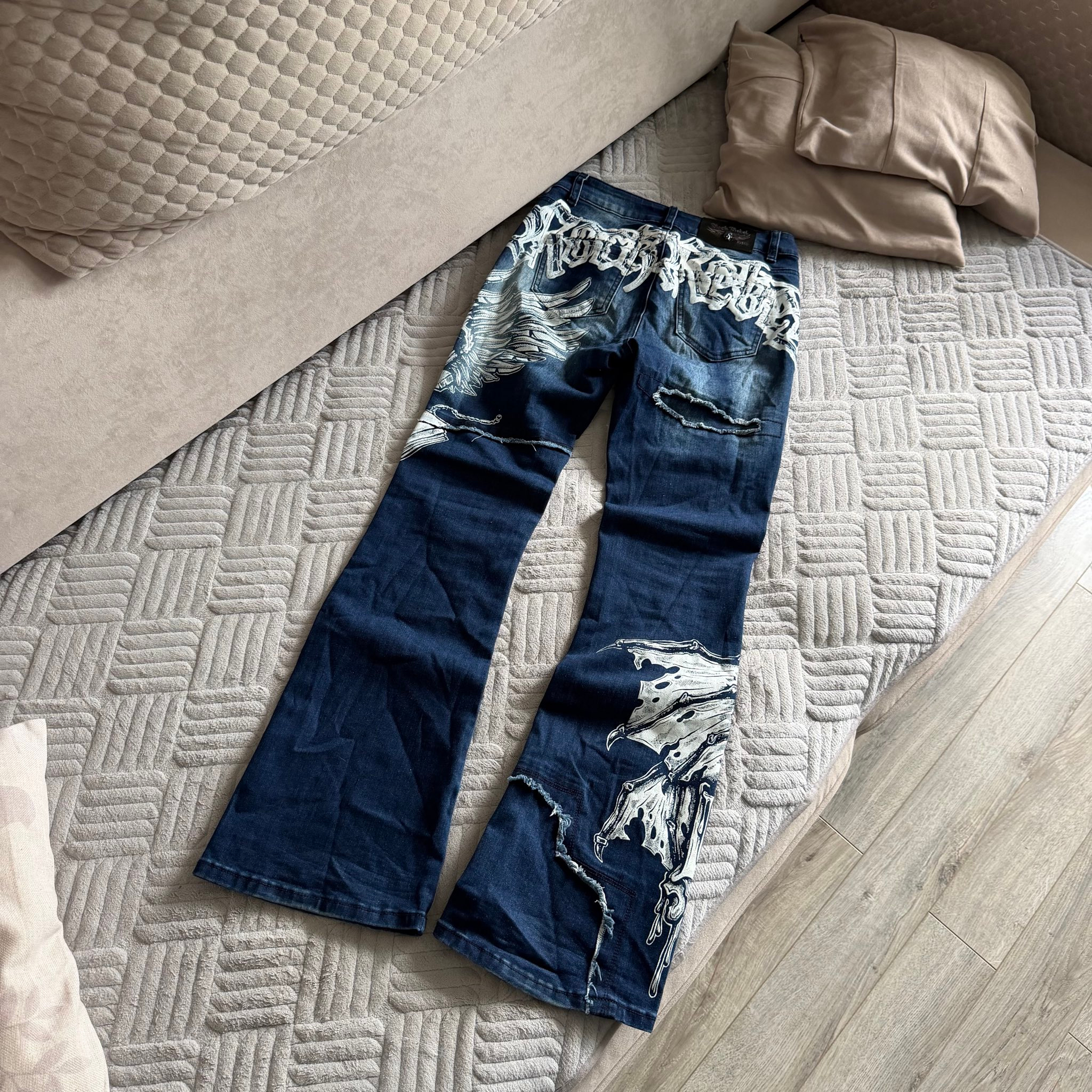 Rock Rebel Y2k Jeans Bootcut, миниатюра 2