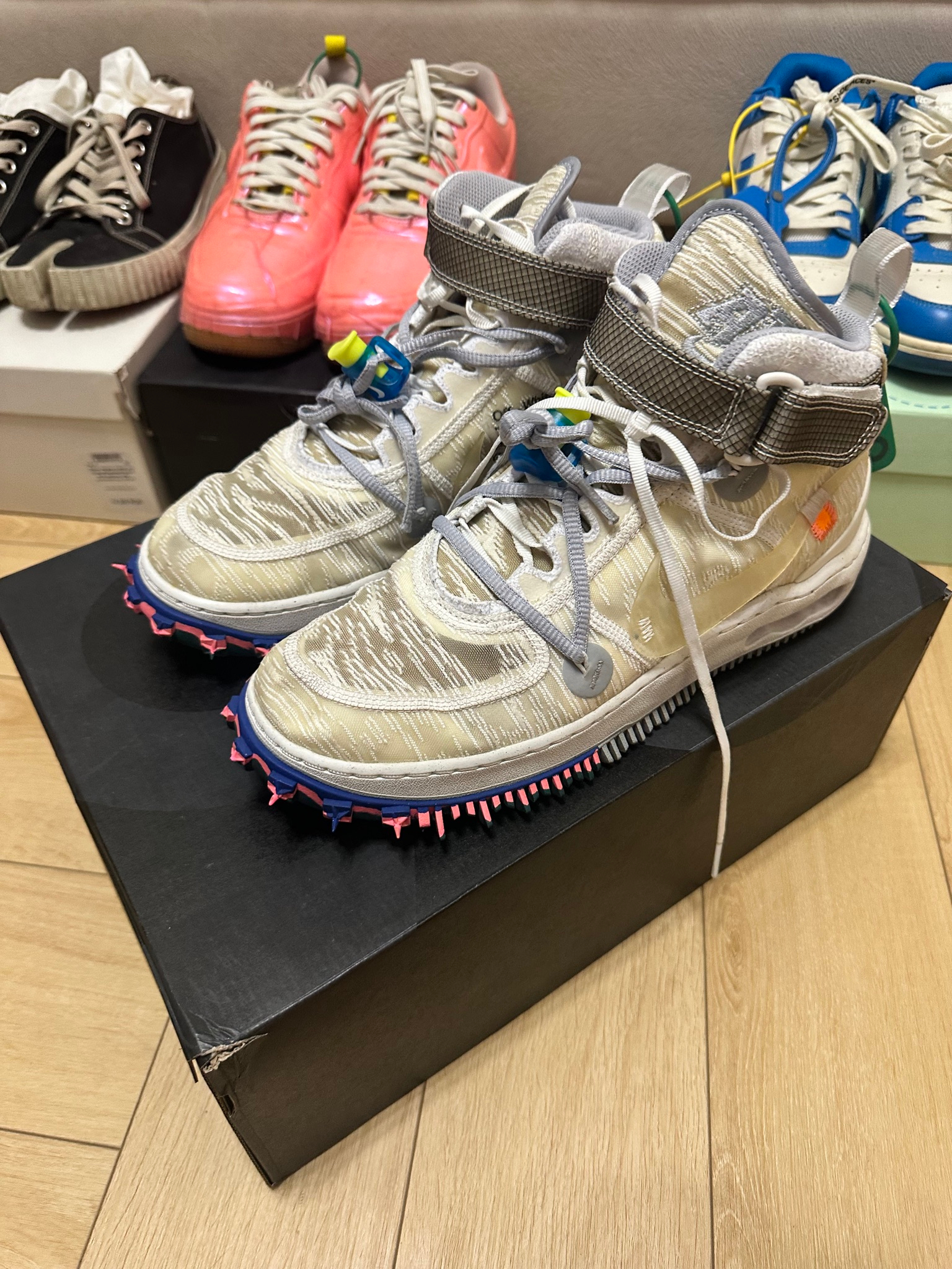 Nike x Off-White Air Force 1 Mid SP White, миниатюра 1