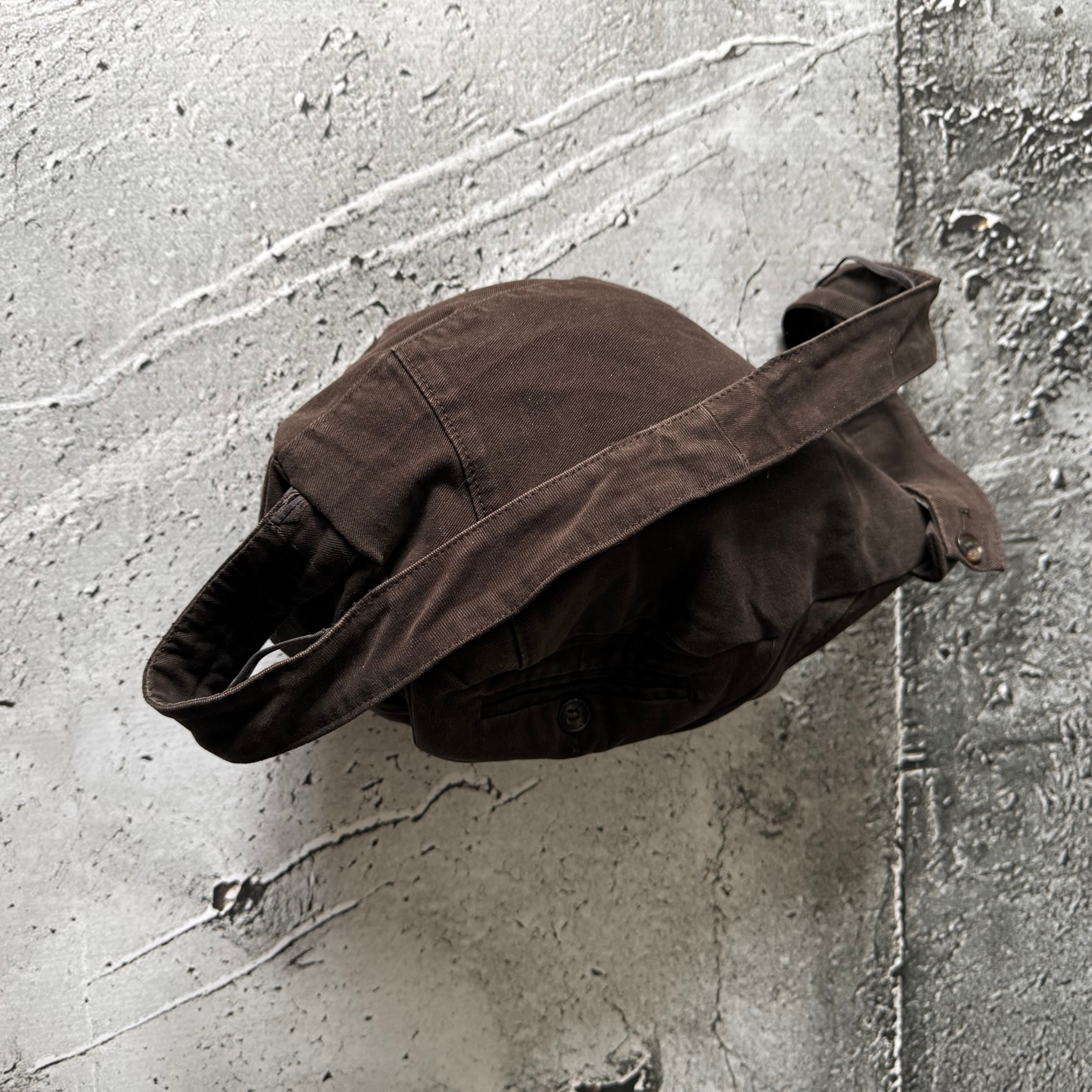 Loro Piana 2000s Vintage 1/1 Upcycled Custom Sling Bag, миниатюра 6