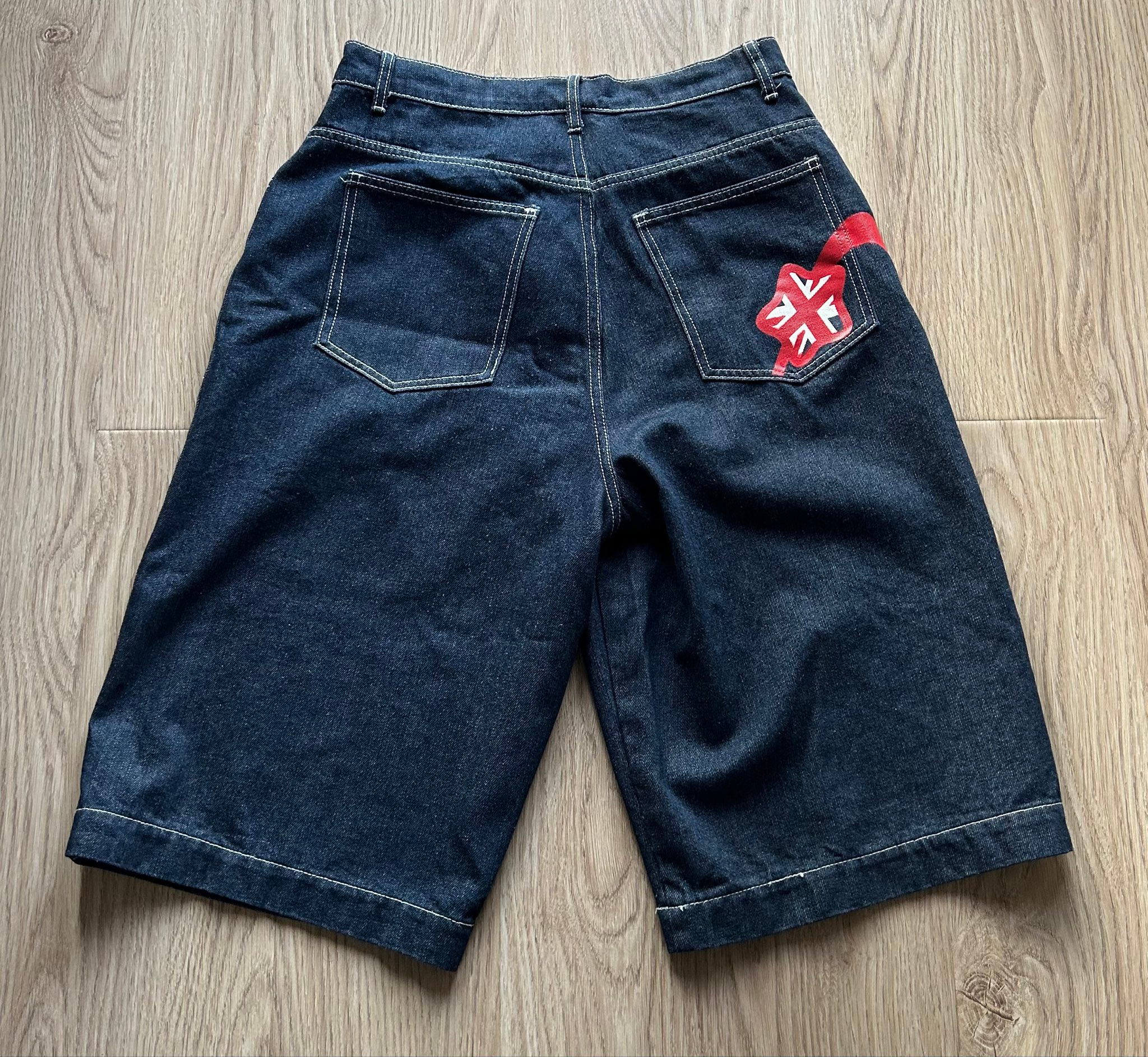 Jaded London Jumbo Fit denim shorts, миниатюра 2