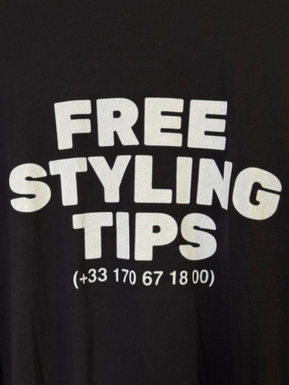 Balenciaga Free Styling Tips Logo T-shirt, миниатюра 4