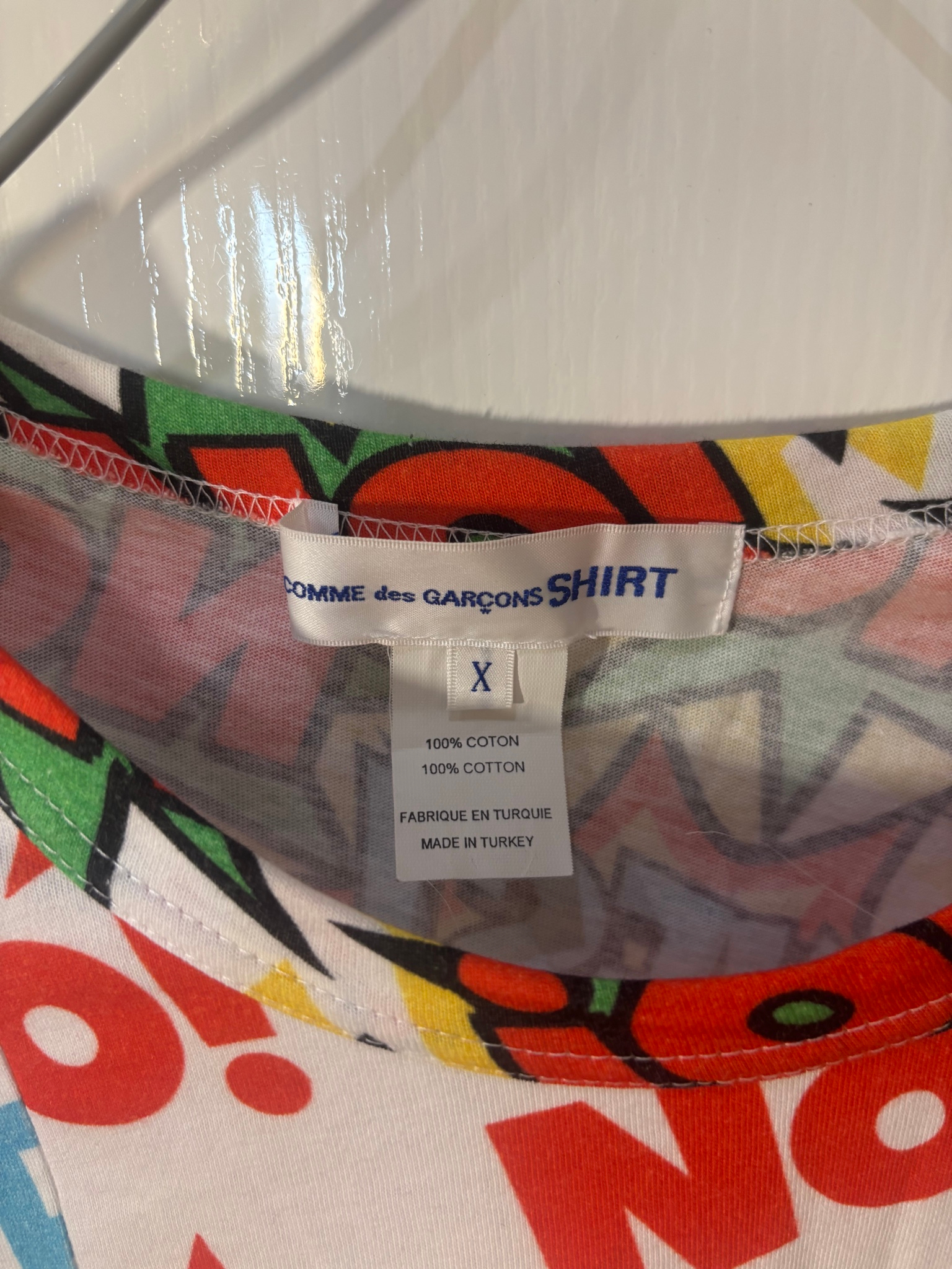 comme des garcons comic vertical yes no, миниатюра 3
