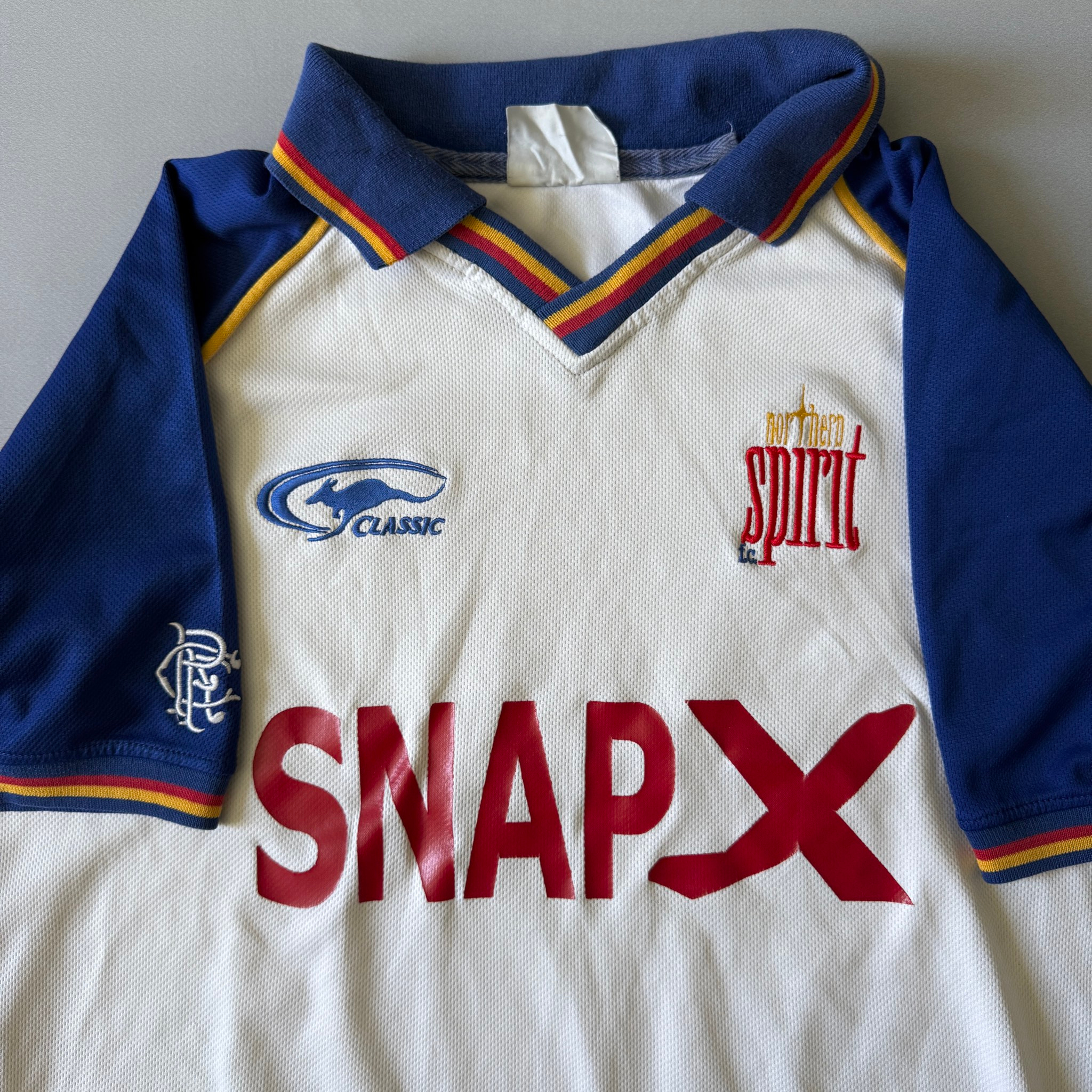 FC NORTHERN SPIRIT 2001-02 Vintage Away Kit Jersey Polo Shirt, миниатюра 3