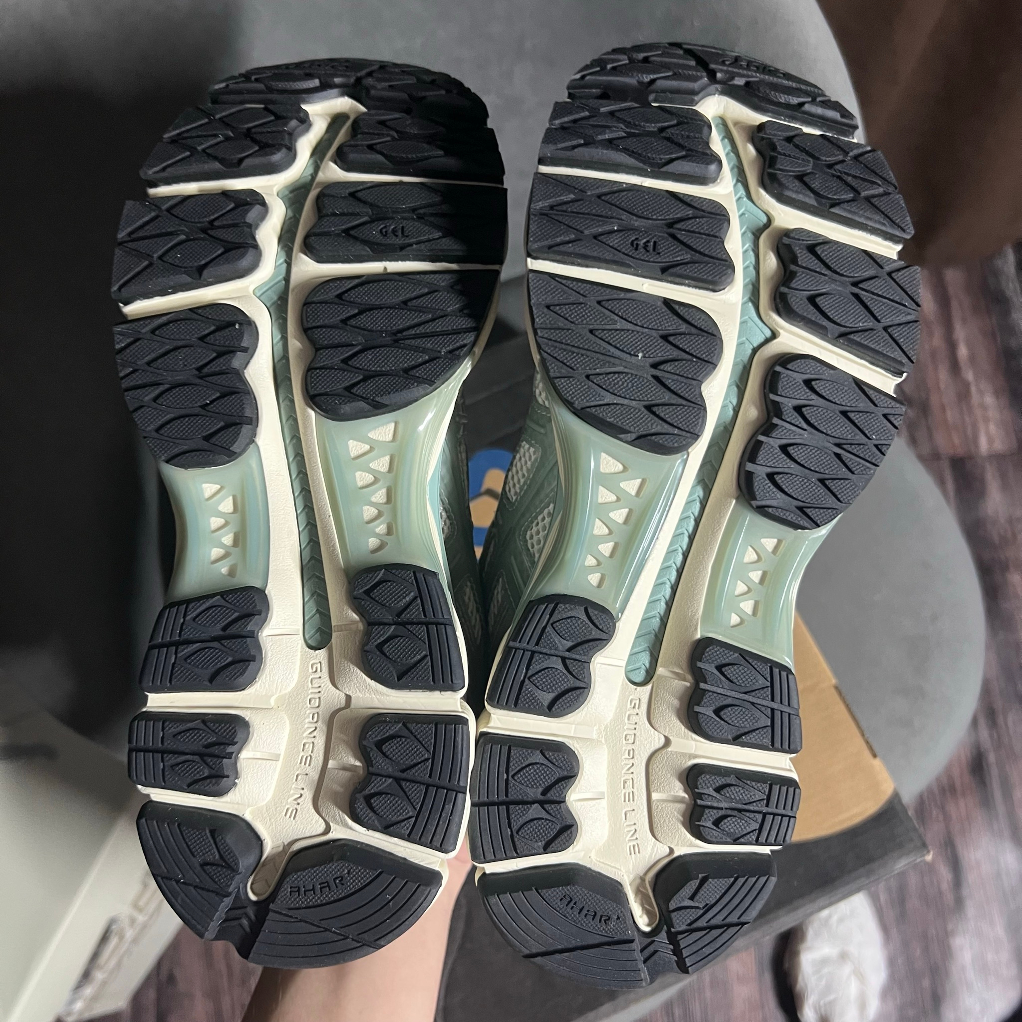 Asics x Kith Gel Kayano 12.1 Cream Sage, миниатюра 9