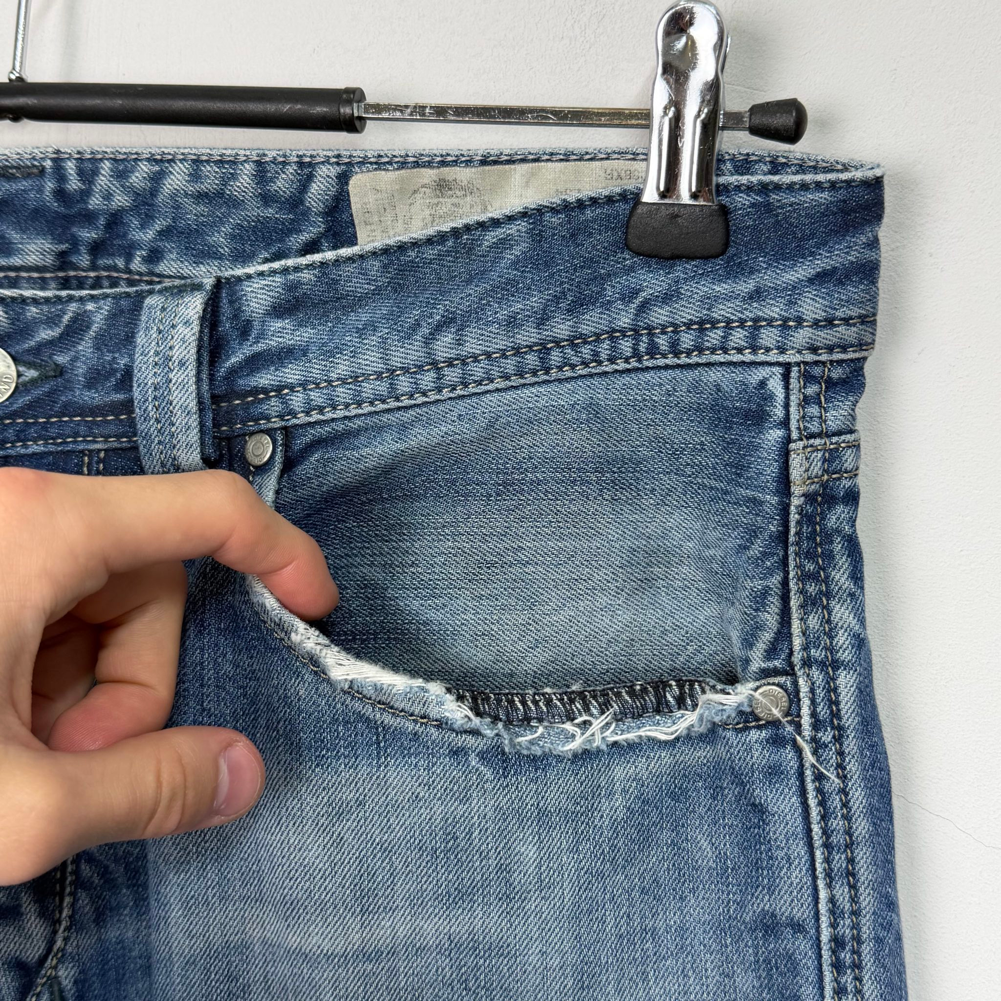 Diesel Vintage Larkee Distressed Jeans Straight, миниатюра 3