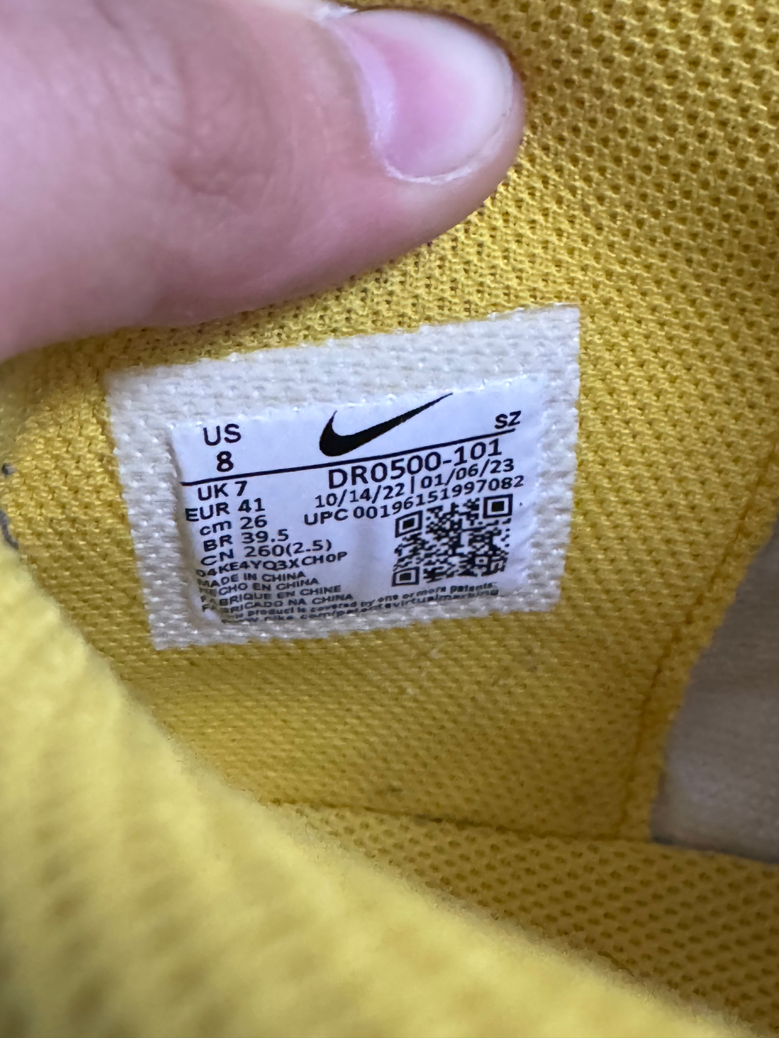 OFF-WHITE x Nike Air Force 1 "White and Varsity Maize", миниатюра 6
