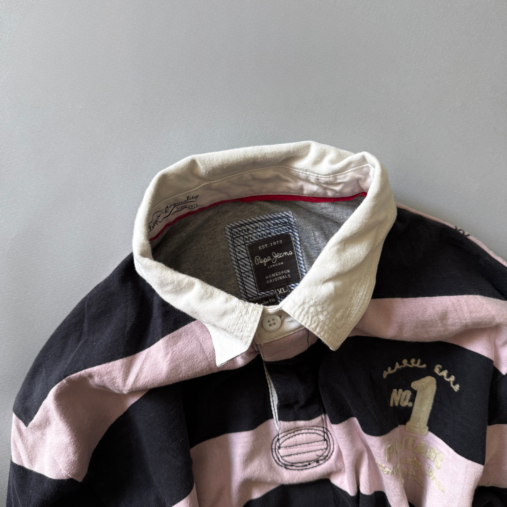 Pepe Jeans 2000s Vintage Rugby Shirt, миниатюра 6