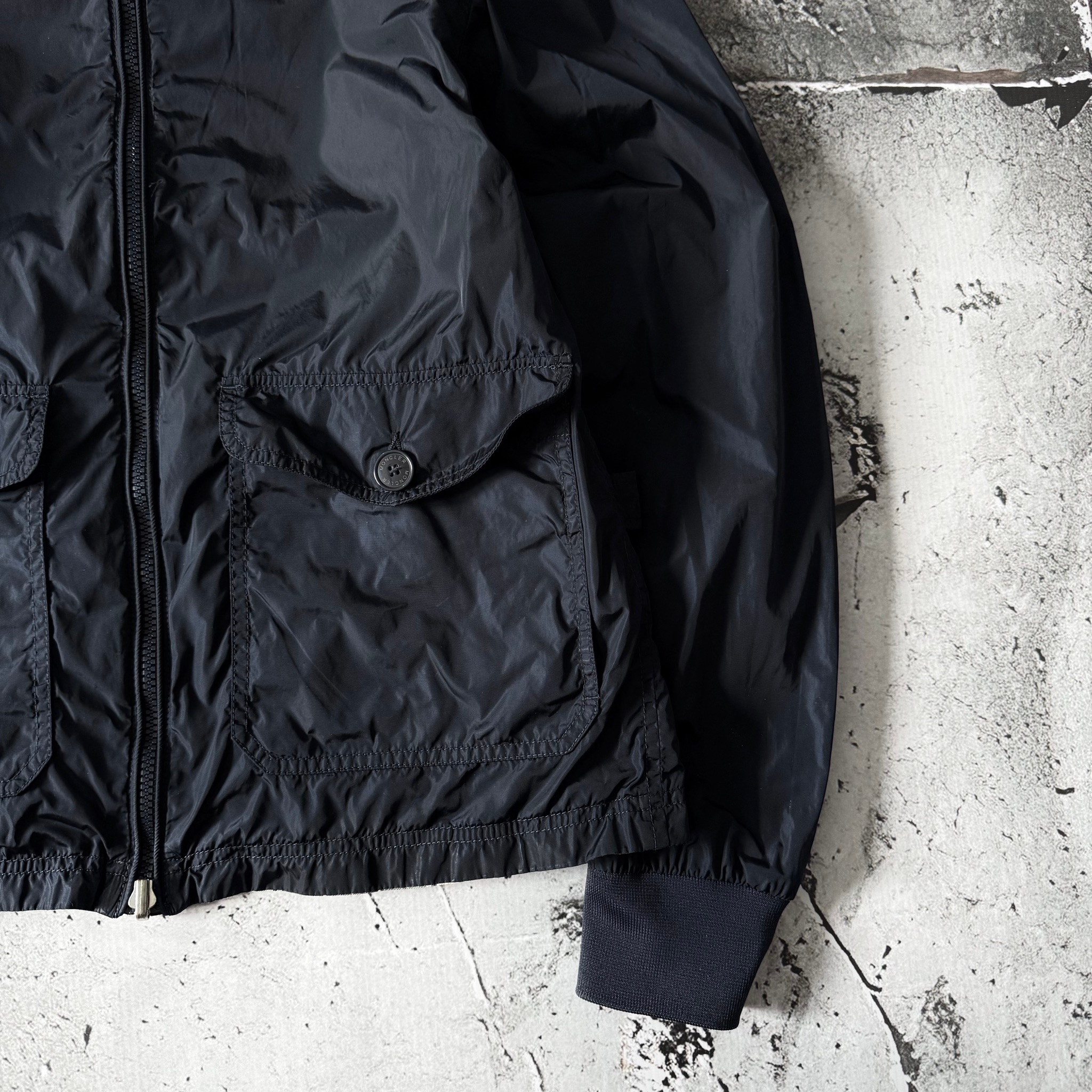 Moncler 2000s Vintage Reversible Plaid Harrington Jacket, миниатюра 5