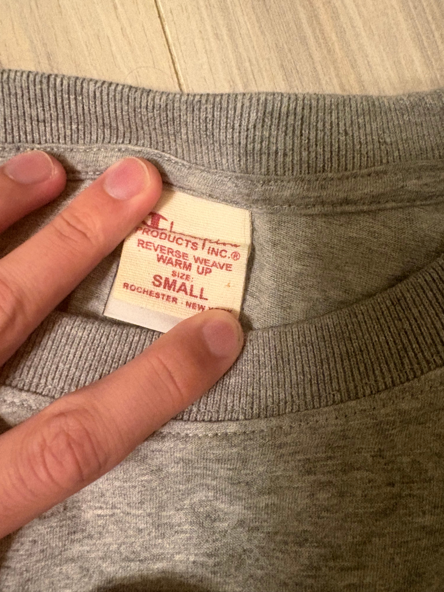Vetements x Champion FW17 "Peace Sign" Appliqué Tee, миниатюра 7
