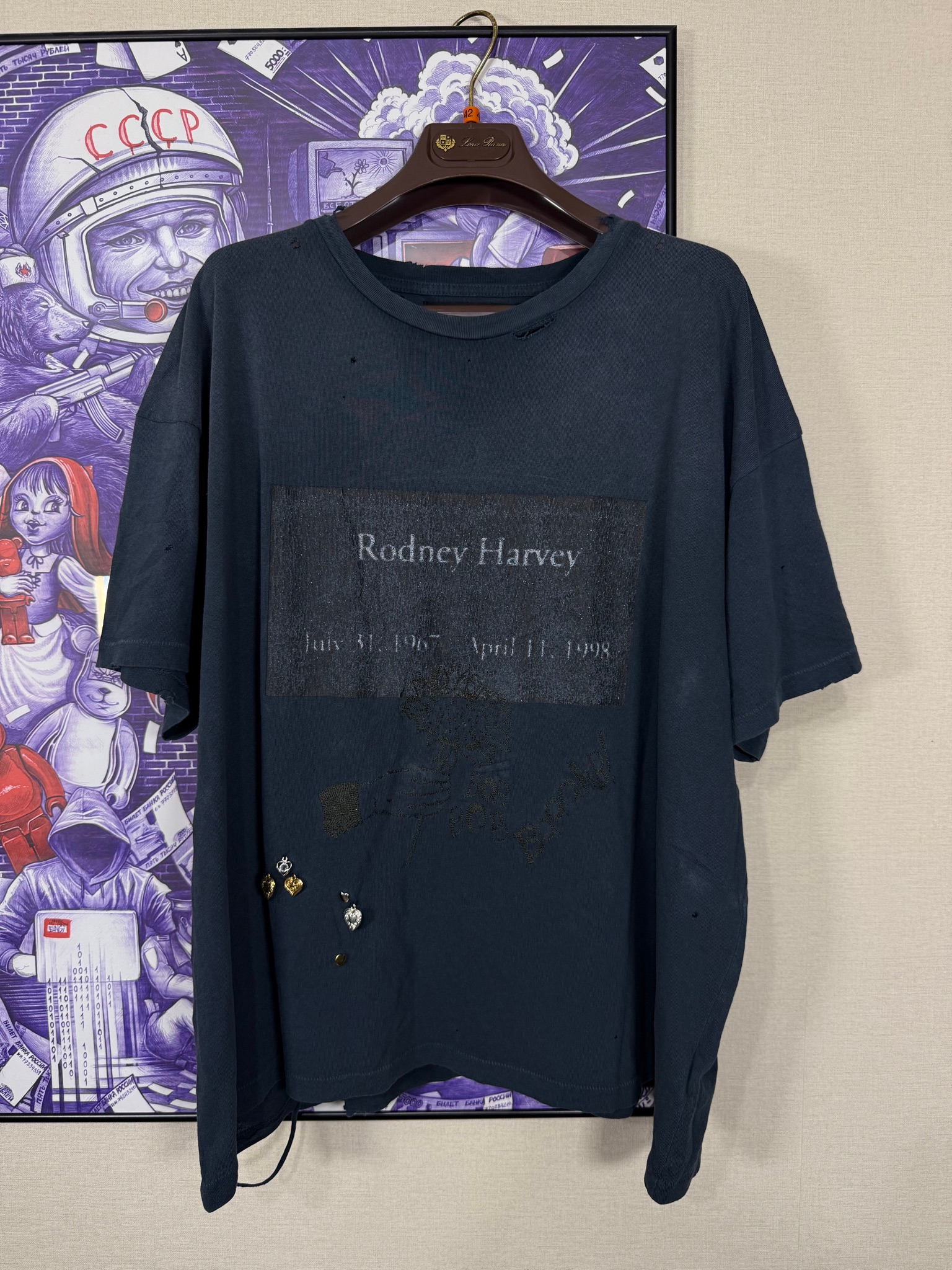 Paly Hollywood Rodney Harvey Memorial T-shirt, миниатюра 1