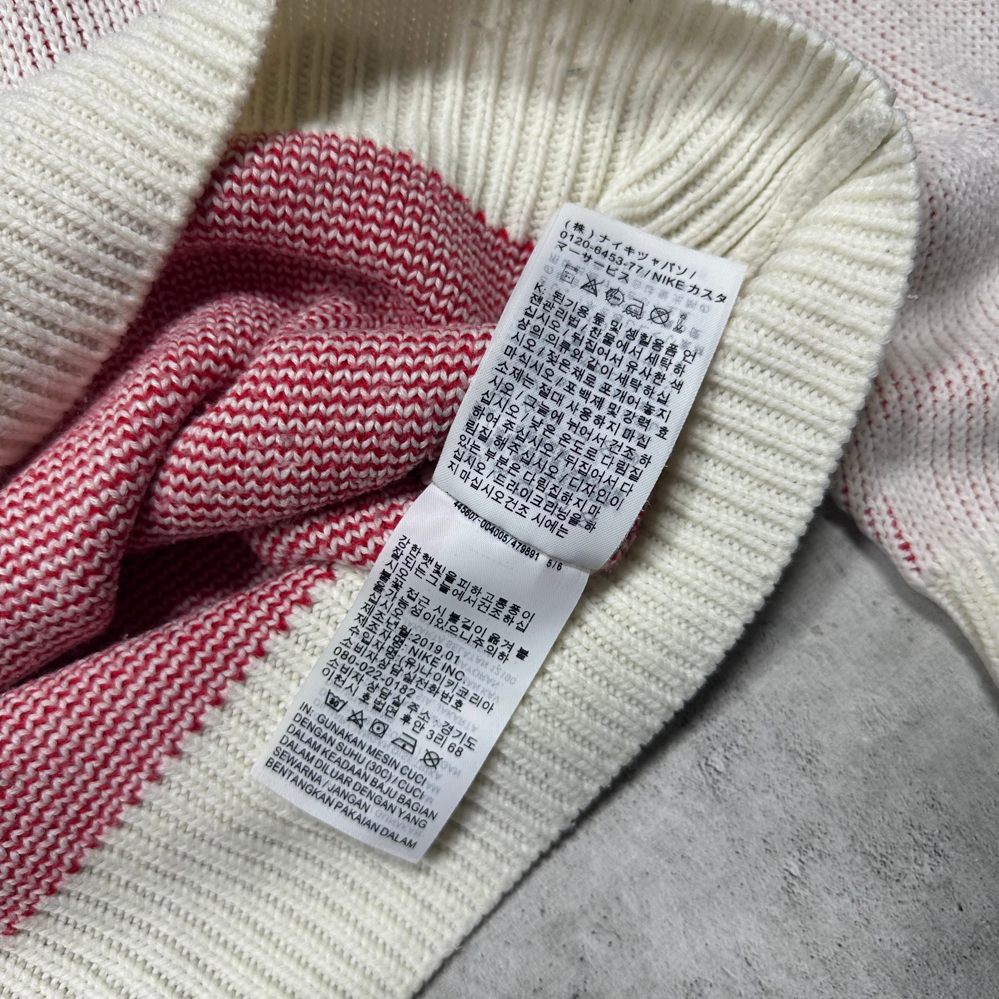 Nike x Supreme SS19 Swoosh knit sweater crossover printing, миниатюра 8