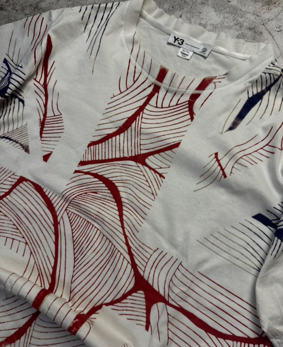 Yohji Yamamoto X Adidas Crop tee shirt, миниатюра 2