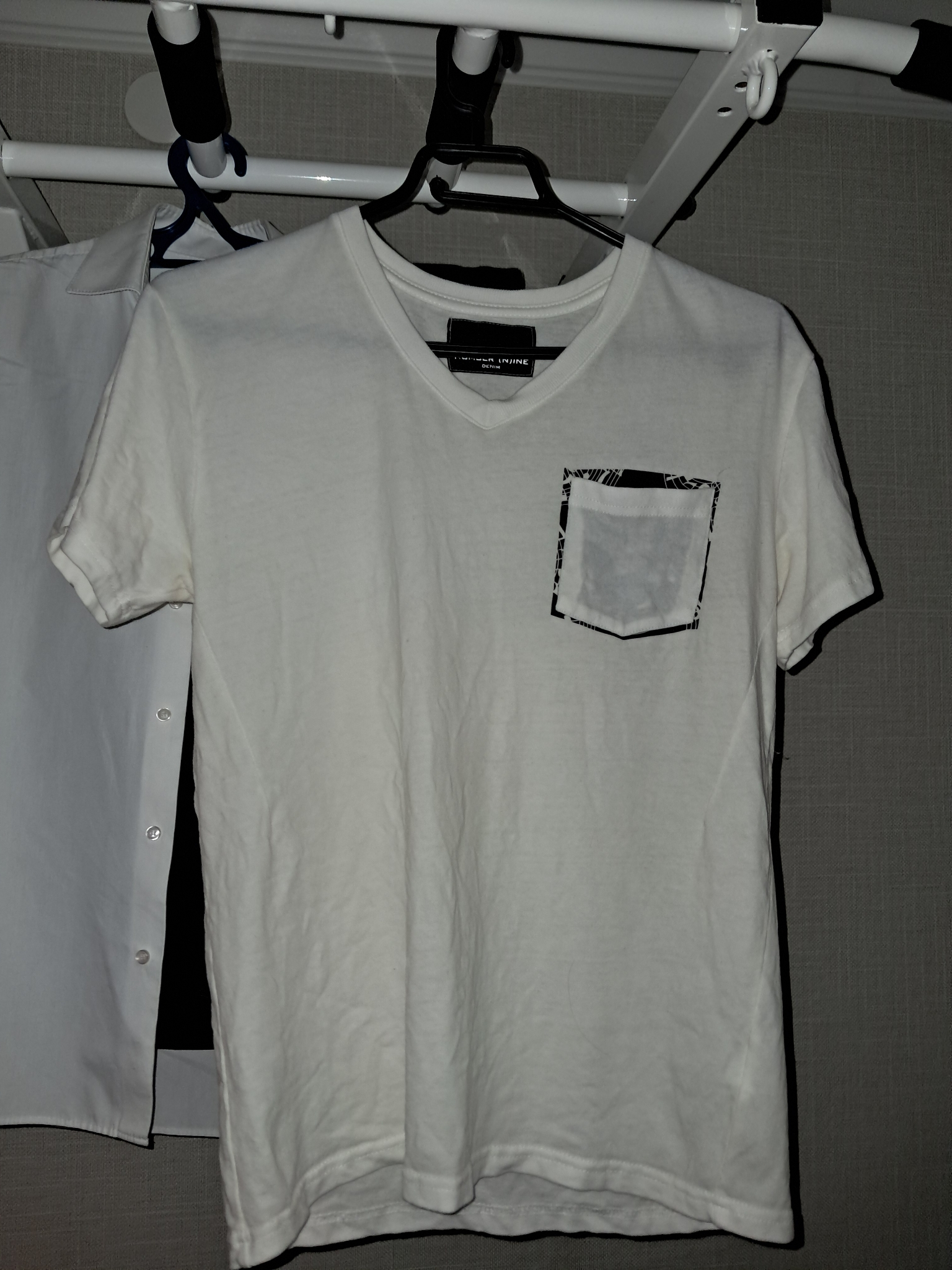Number (N)ine Denim pocket music notes shirt, миниатюра 1