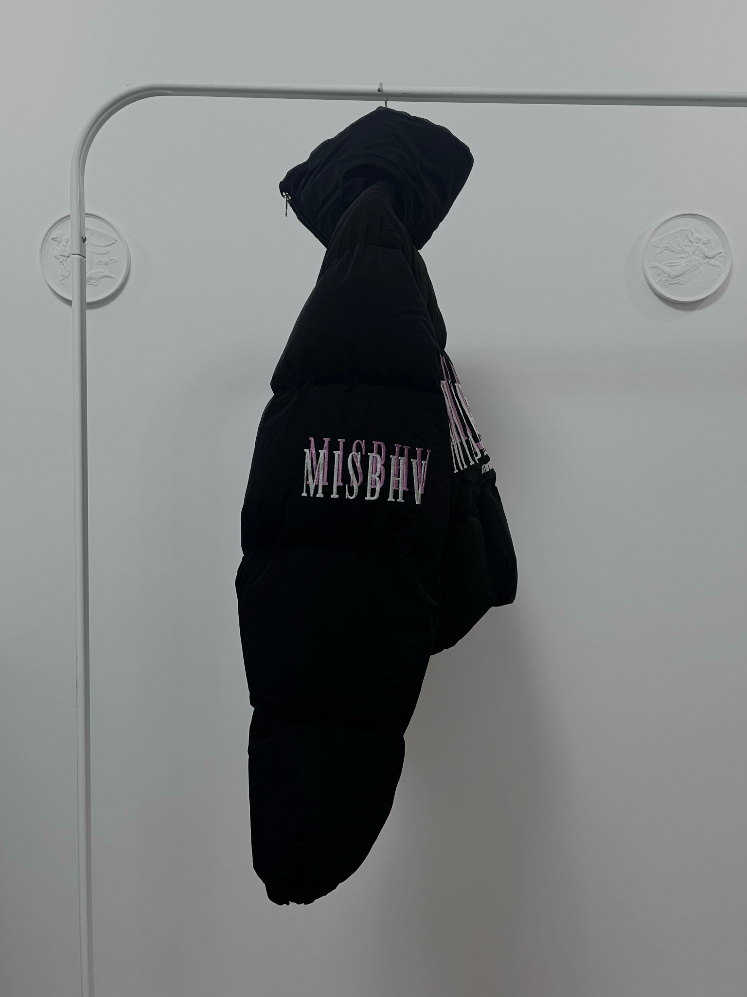 Misbhv Cropped logo Embroidered Puffer, миниатюра 12