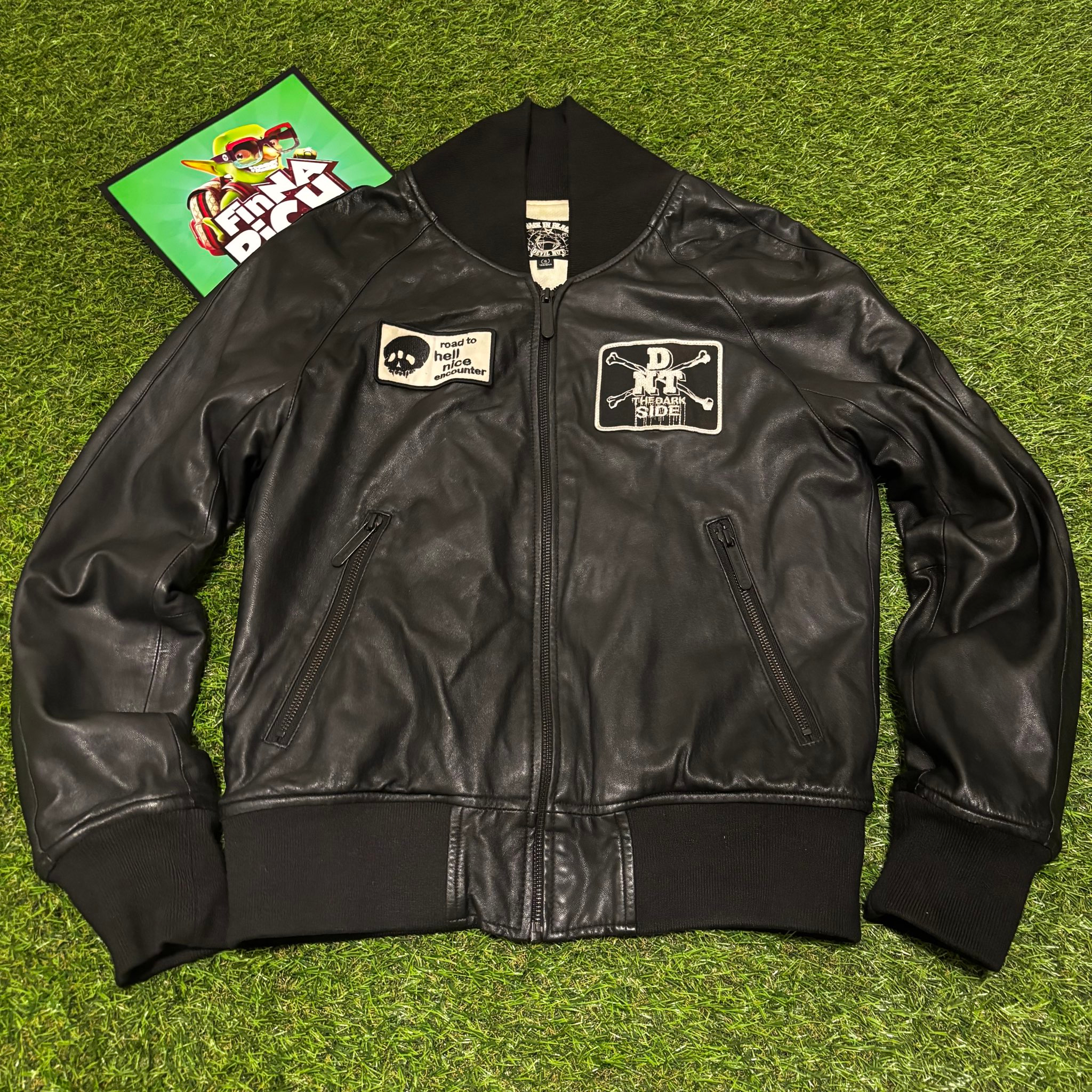 Devil Nut Vintage Leather Jacket, миниатюра 1