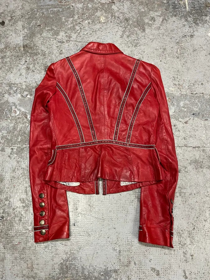 Roberto Cavalli Курта Кожаная Just Cavalli Vintage original, миниатюра 2