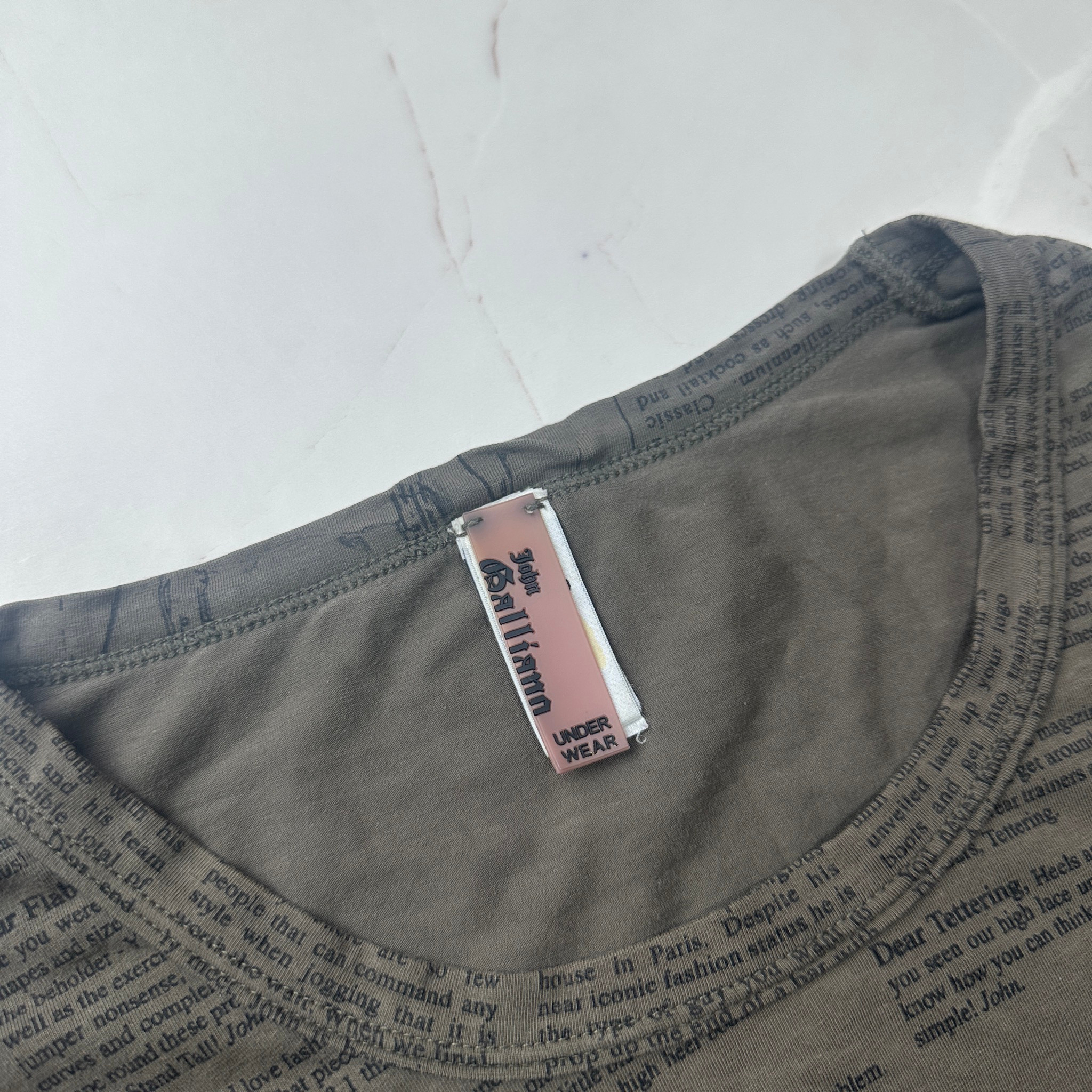 John Galliano Gazette longsleeve, миниатюра 5