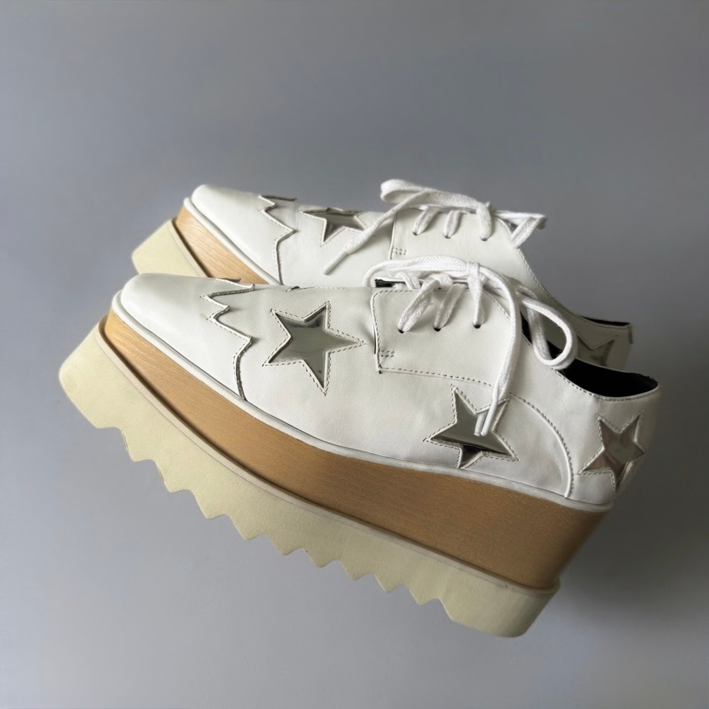 Stella McCartney Elyse Vegan Leather Platform Lace Ups, миниатюра 2