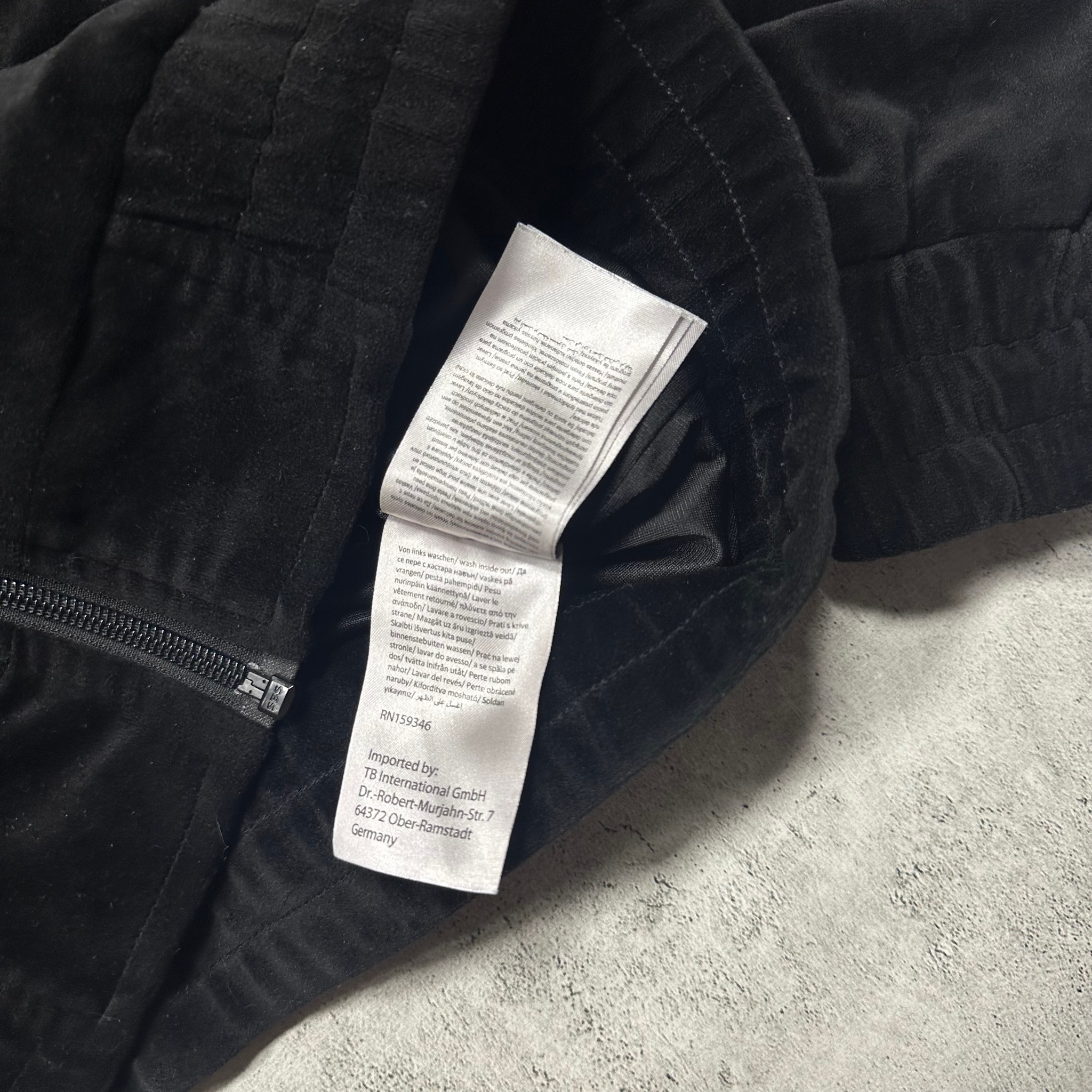 Karl Kani Velour black zip hoodie, миниатюра 8