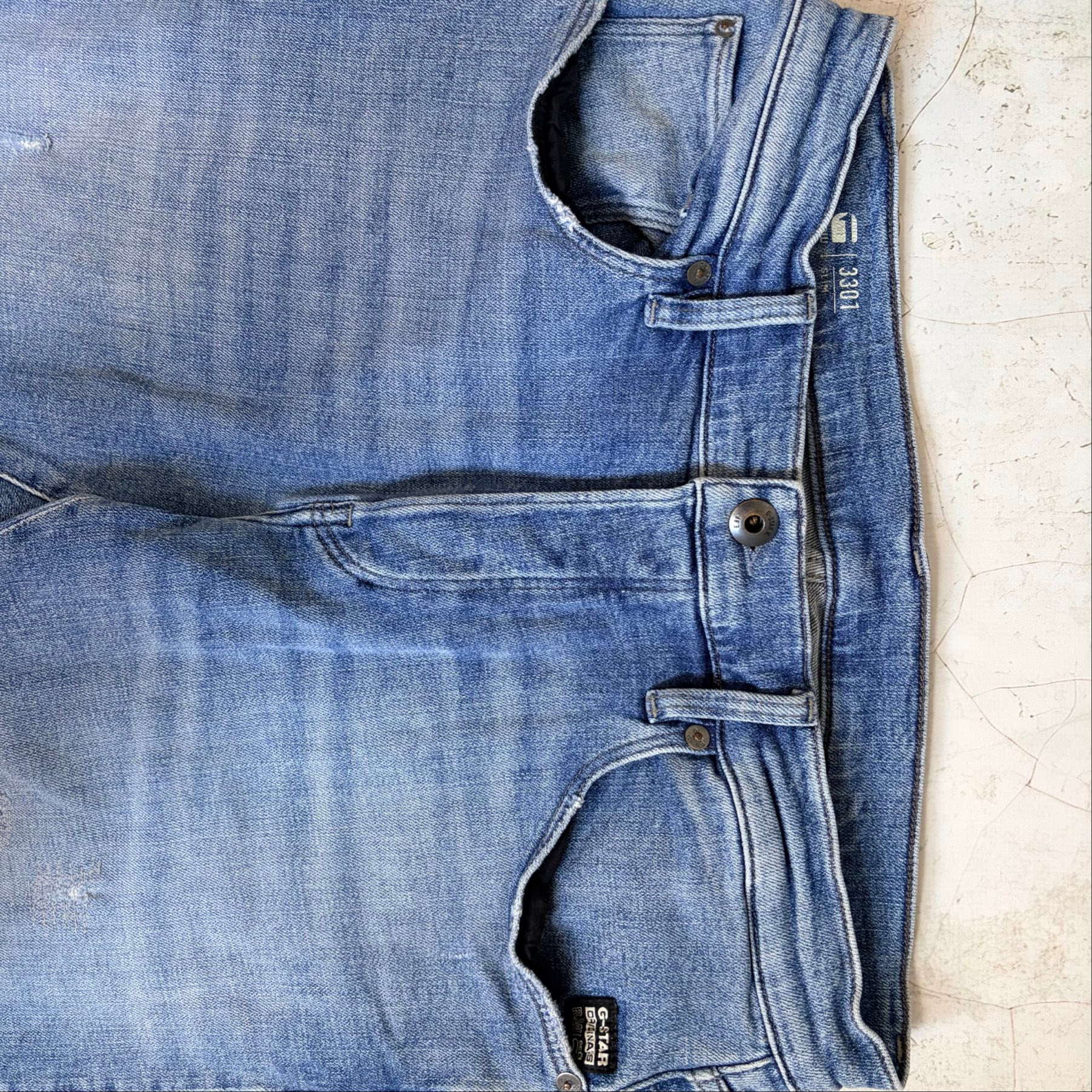 G-Star 3301 slim jeans basic original, миниатюра 4