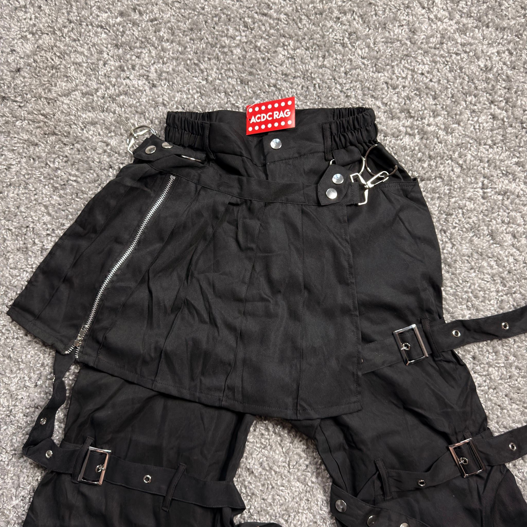 ACDC RAG SHORTENED BONDAGE PANTS, миниатюра 10