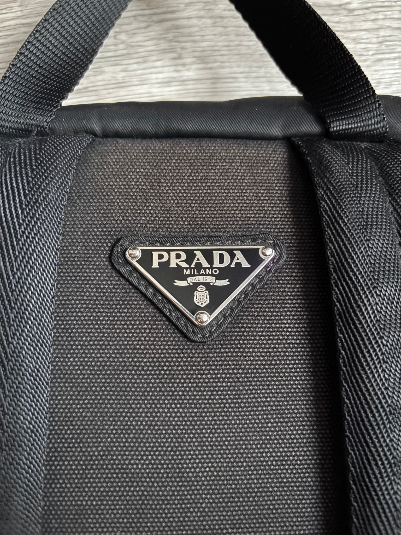 prada nylon bagpack, миниатюра 3