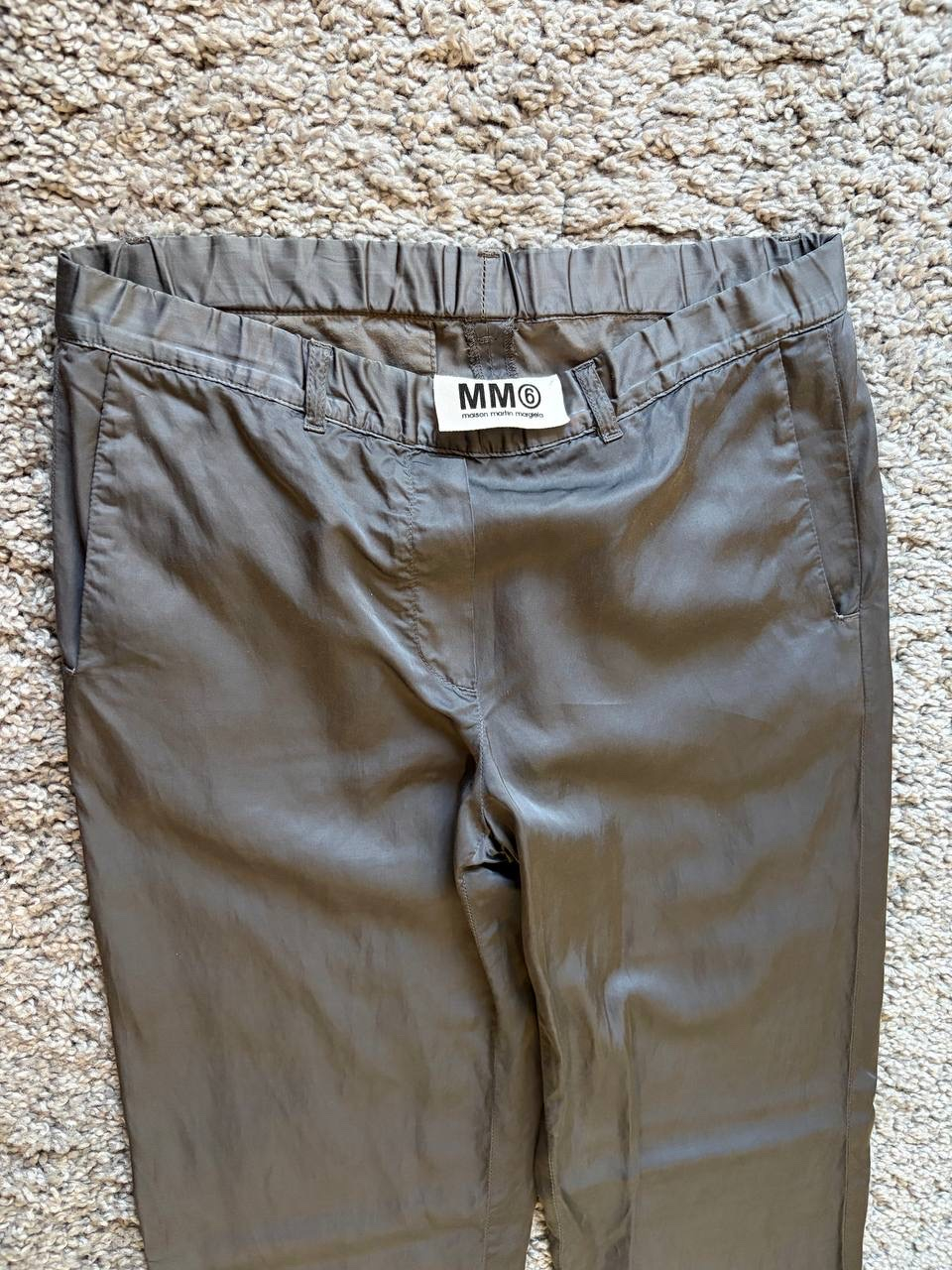 MM6 Maison Margiela Archive Metallic Wided Pants, миниатюра 5