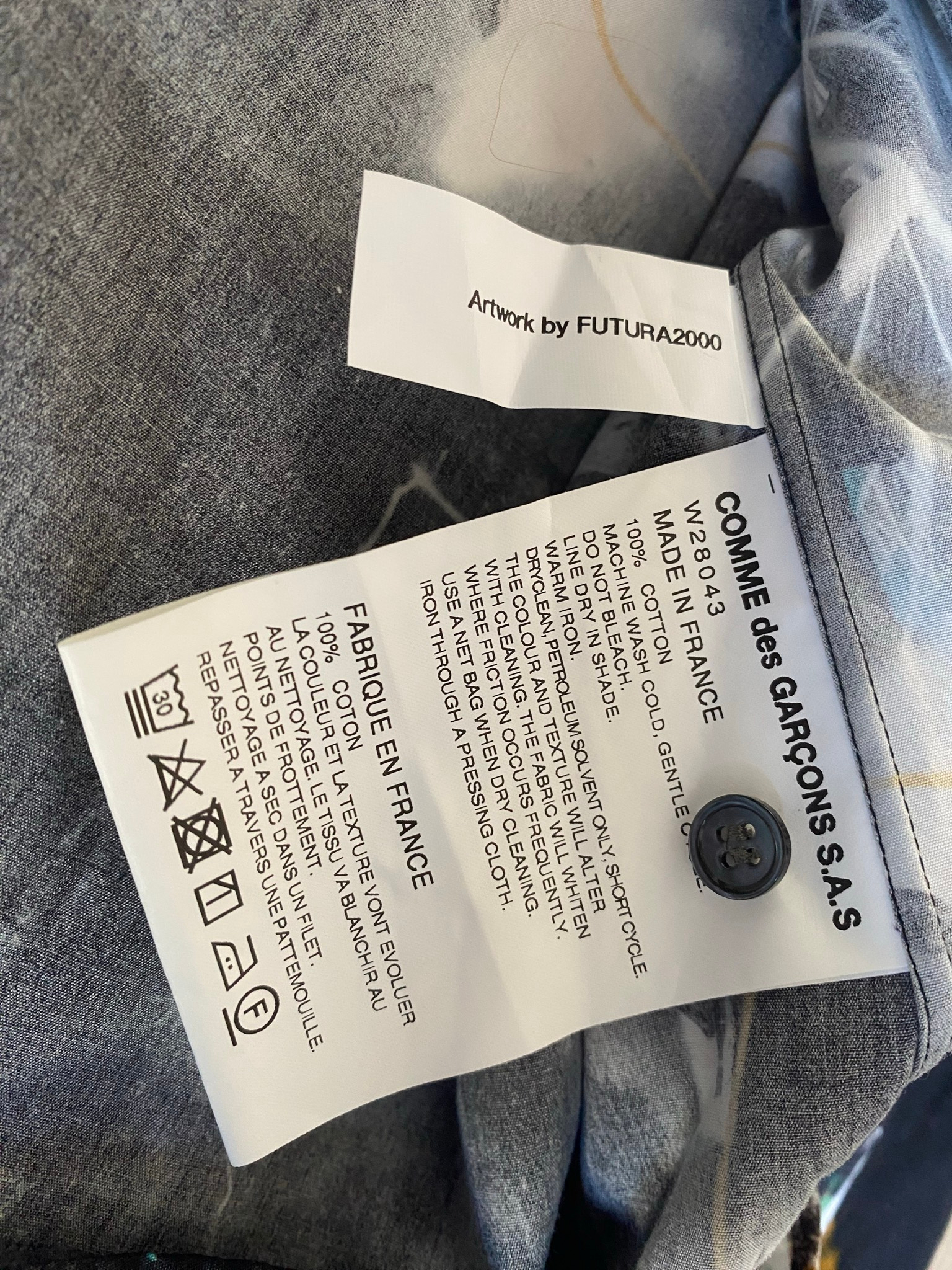 COMME des GARÇONS SHIRT x Futura 2000 Shirt, миниатюра 6