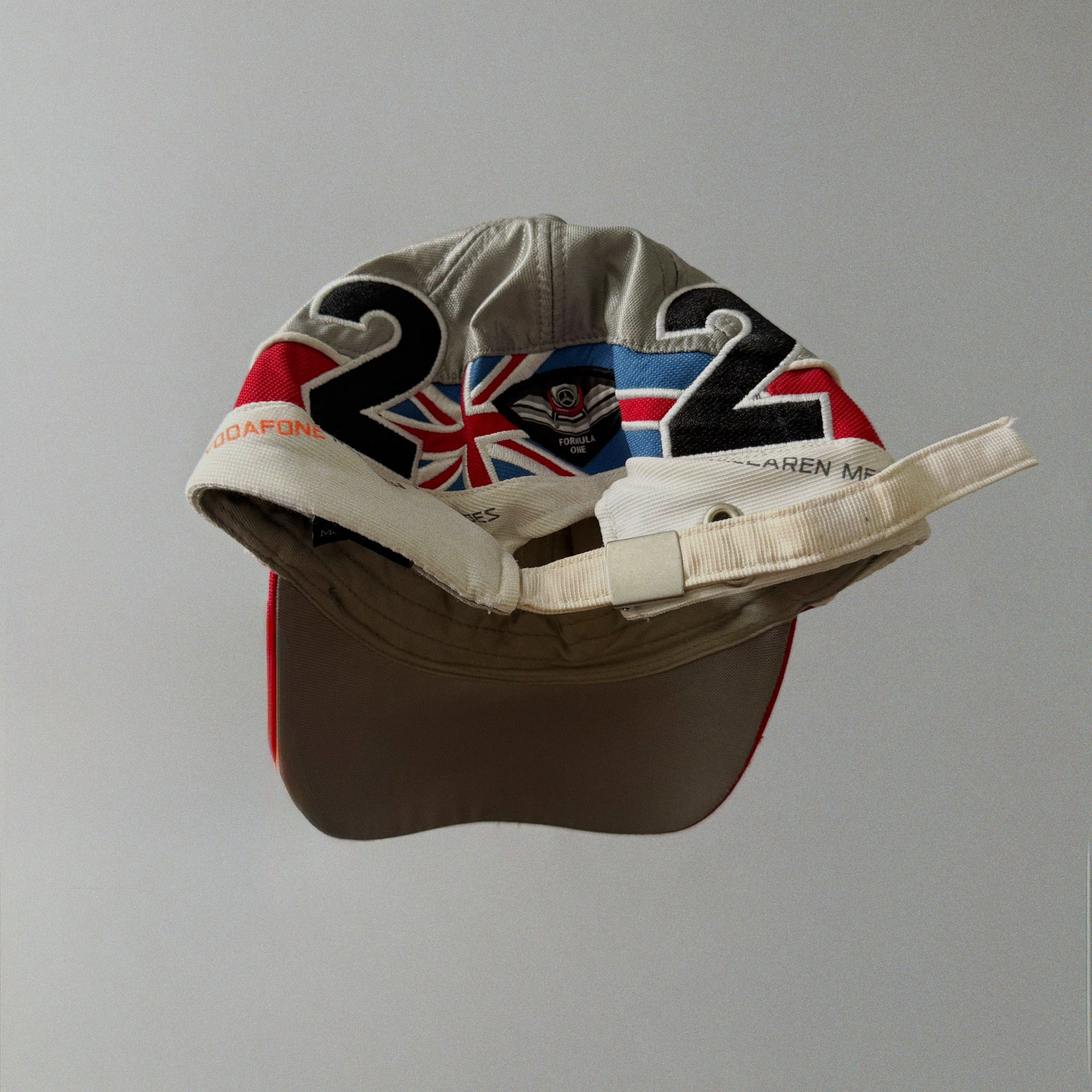 Mercedes Benz 2000s Vintage Lewis Hamilton Racing Cap, миниатюра 4