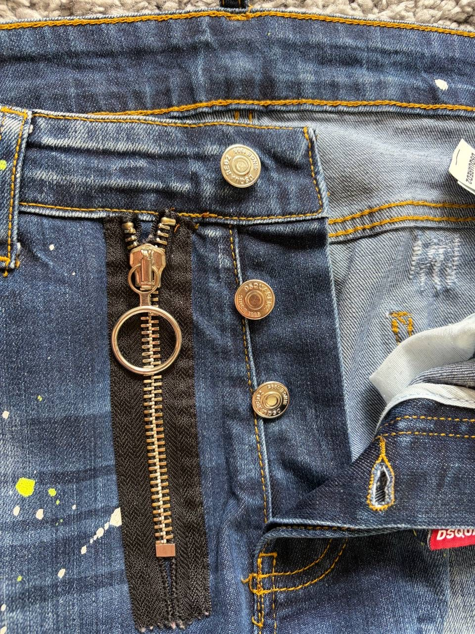 Dsquared2 Full Distressed Slim Jeans, миниатюра 7