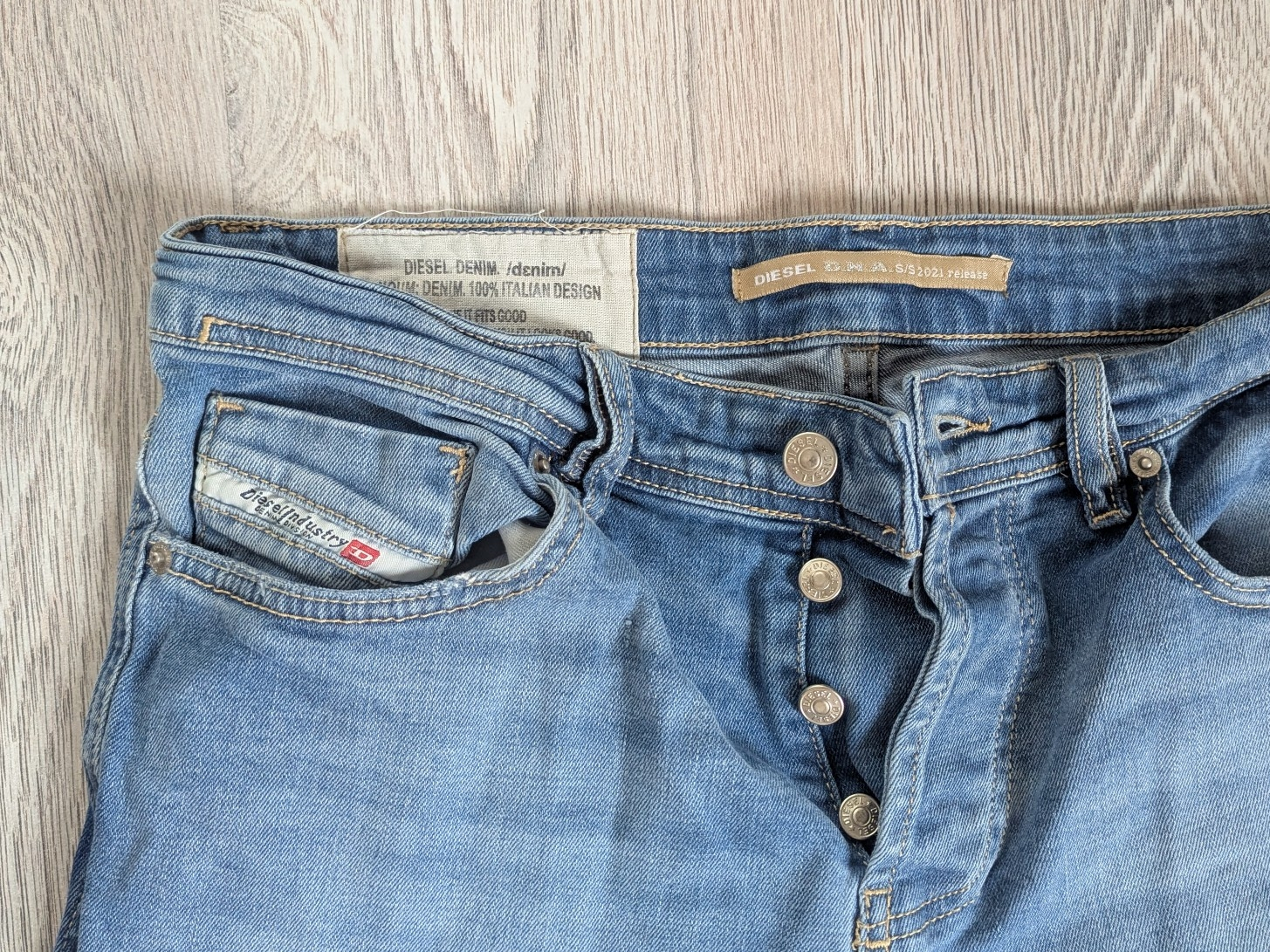 Diesel Slim Fit Jeans, миниатюра 5