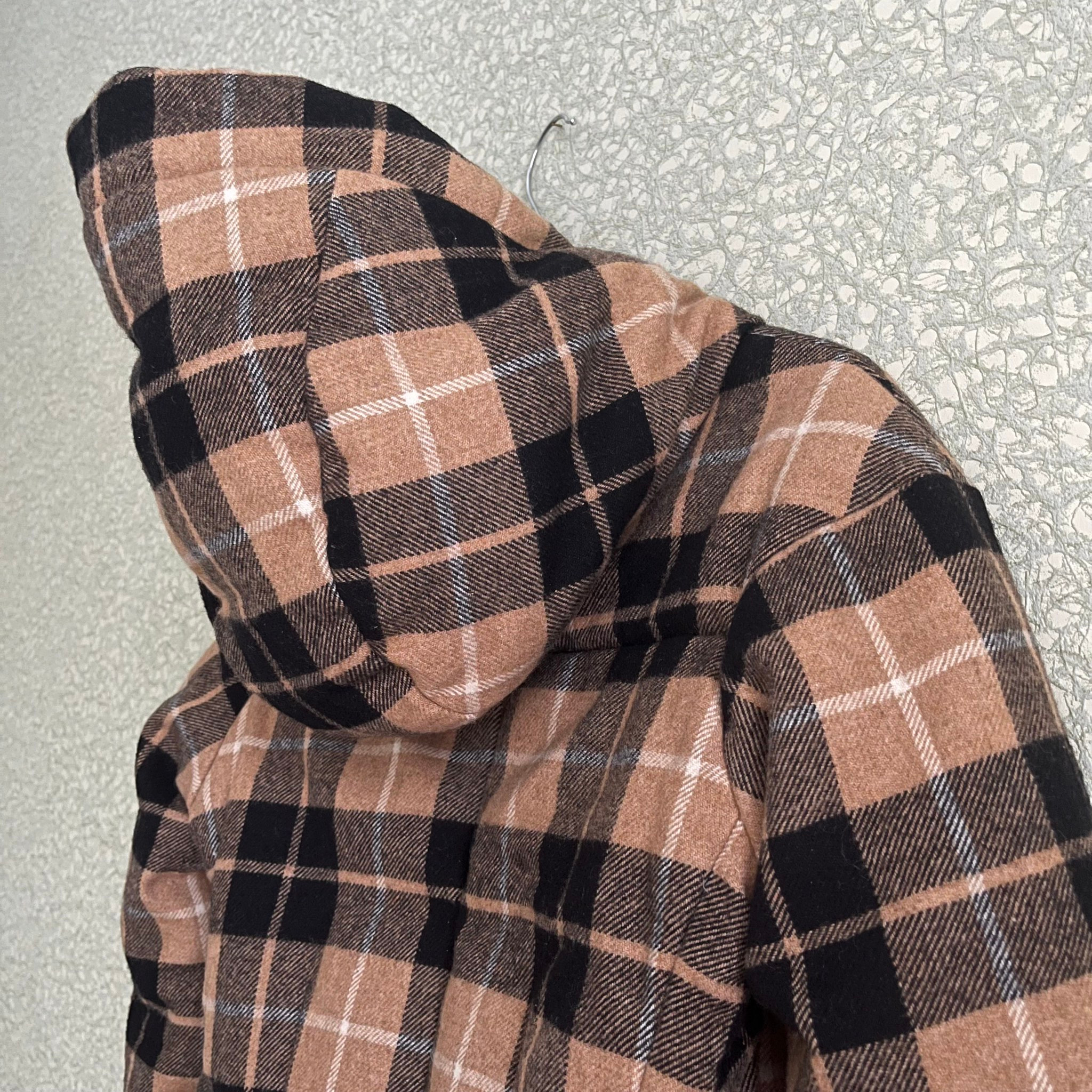Y-3 AW08 Exclusive Wool Plaid Puffer Jacket, миниатюра 6