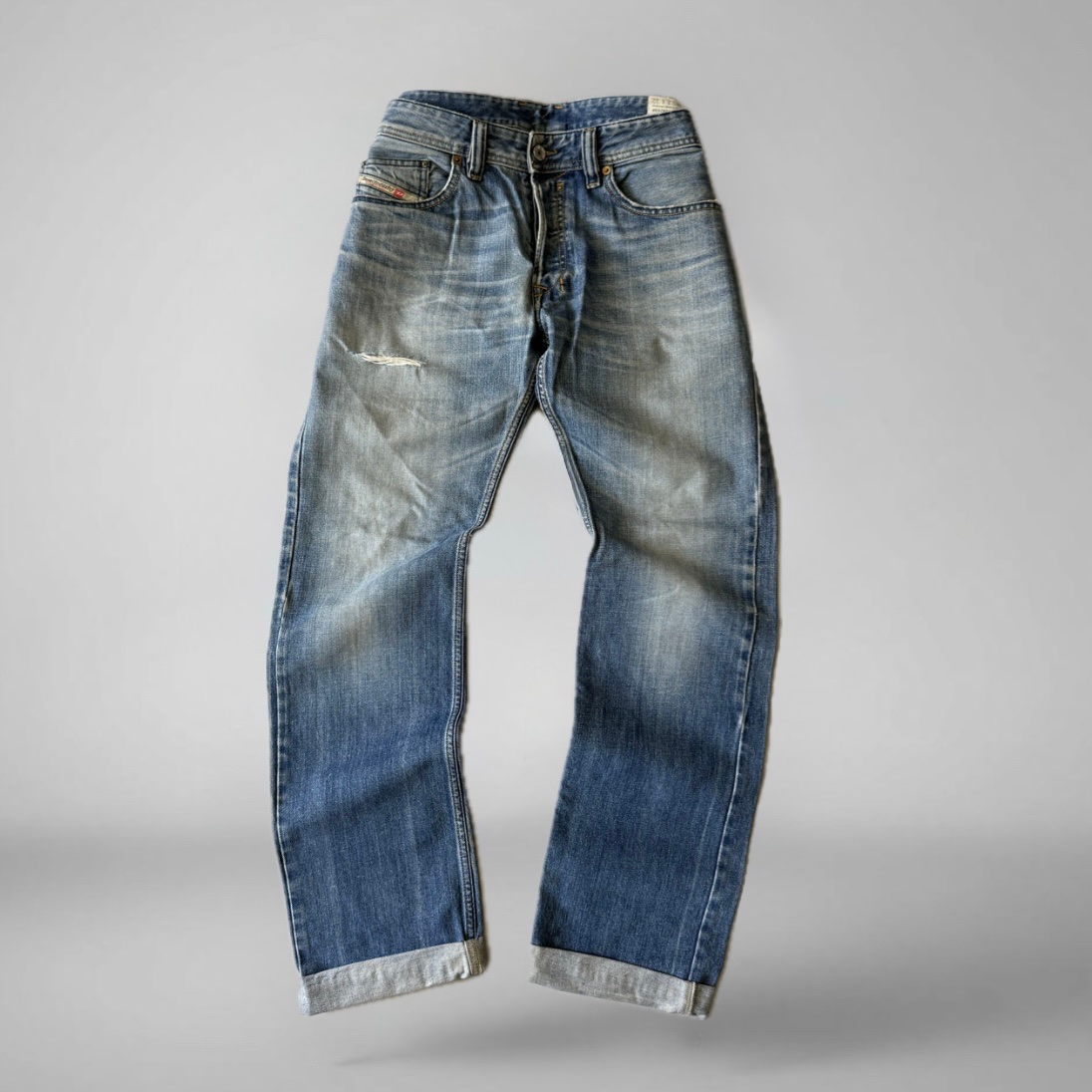 Diesel 2000s Vintage Safado Distressed Jeans, миниатюра 1