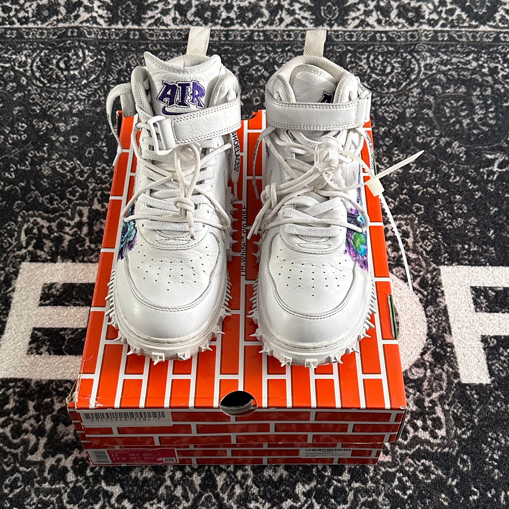 Nike x Off-White Air Force 1 mid Graffiti, миниатюра 3