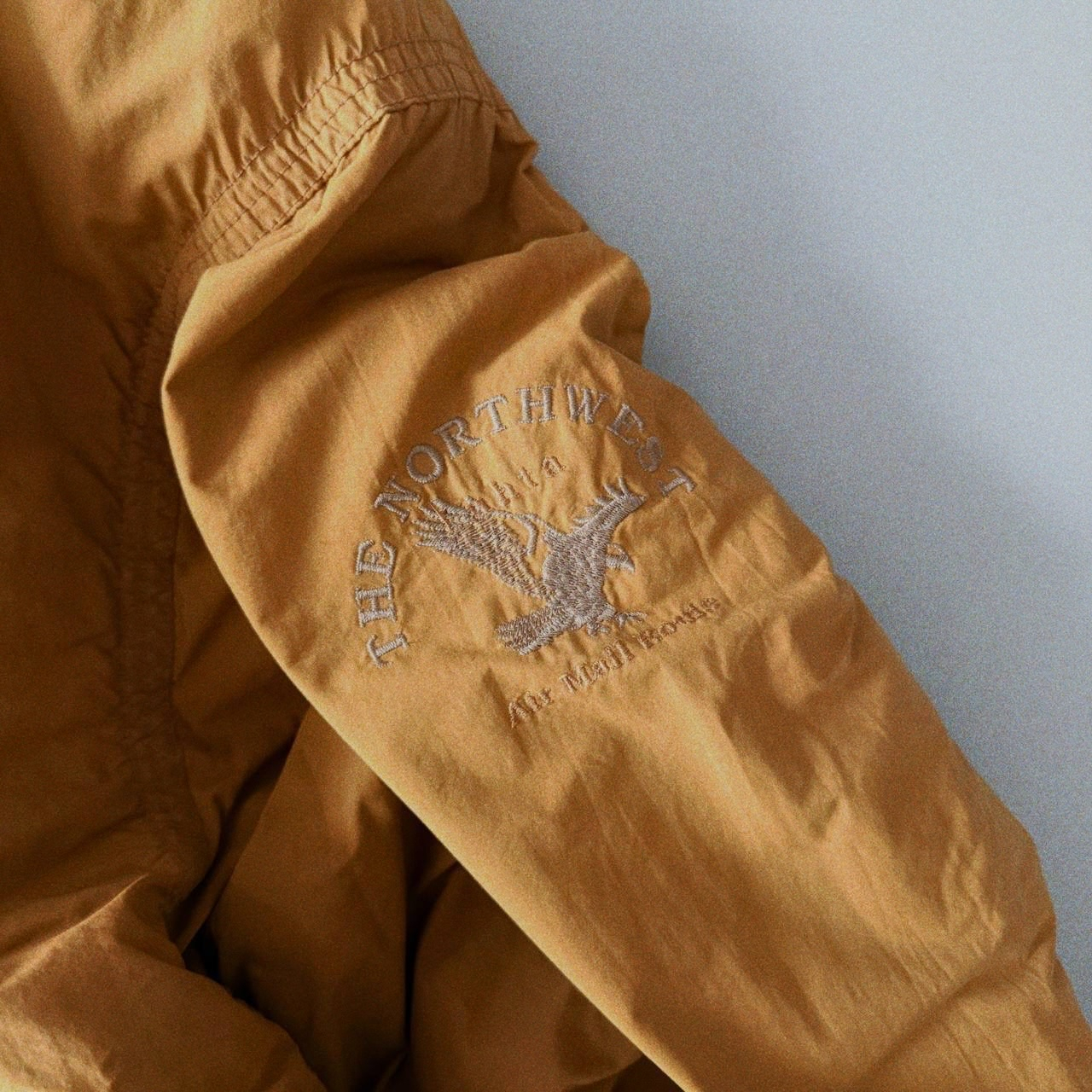 AIR MAIL ROUTE 1990s Vintage Hooded Bomber Jacket, миниатюра 8