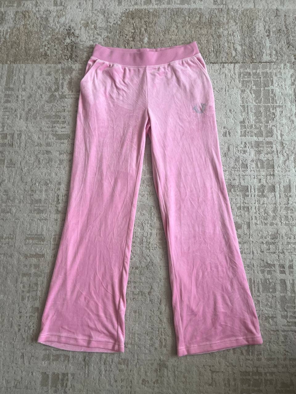 True Religion Crystal Wing Track Pants Stright Leg Heather Rose, миниатюра 1