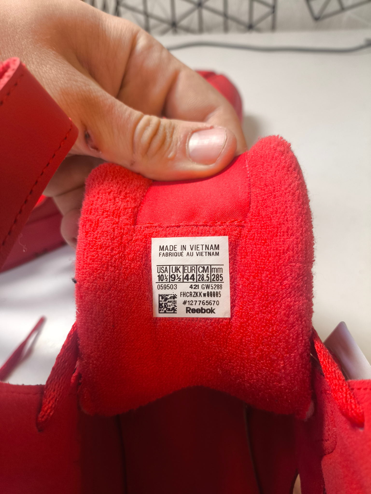 Maison Margiela x Reebok Classic Leather Tabi High Red, миниатюра 7
