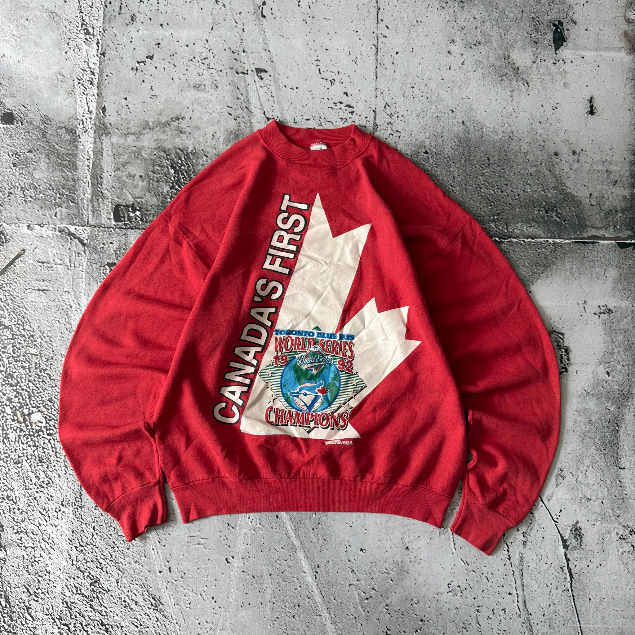 Fruit Of The Loom 1992 Toronto Blue Jays Graphic Sweatshirt, миниатюра 1