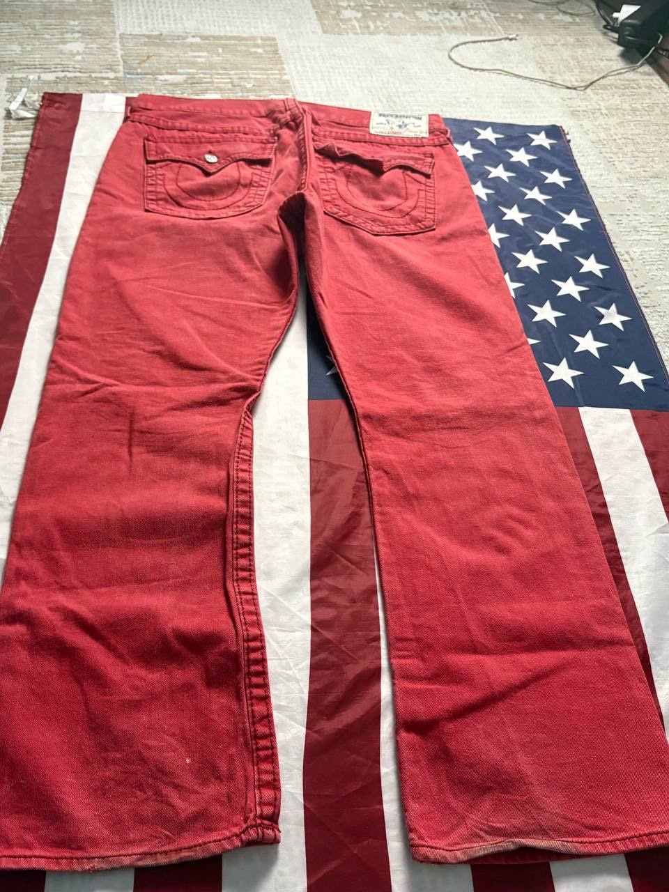 True Religion red straight OG, миниатюра 2