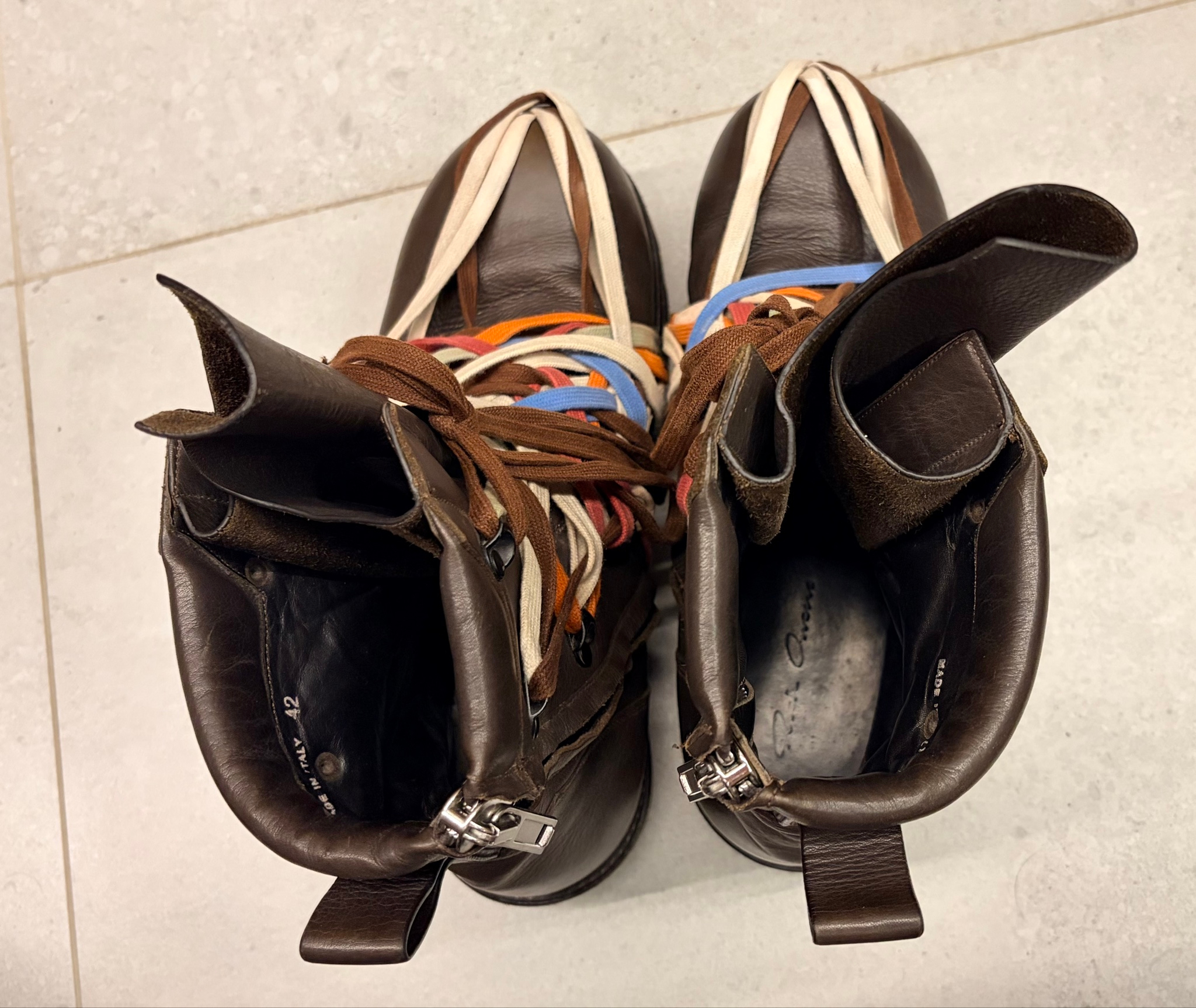 Rick Owens Megatooth multi color lace, миниатюра 3