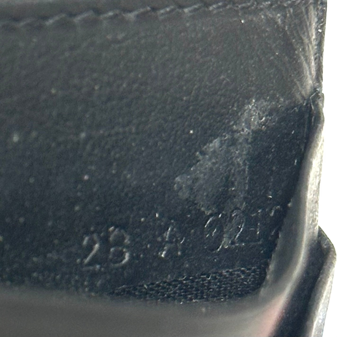 Givenchy Leather Logo Print Black Card holder, миниатюра 4