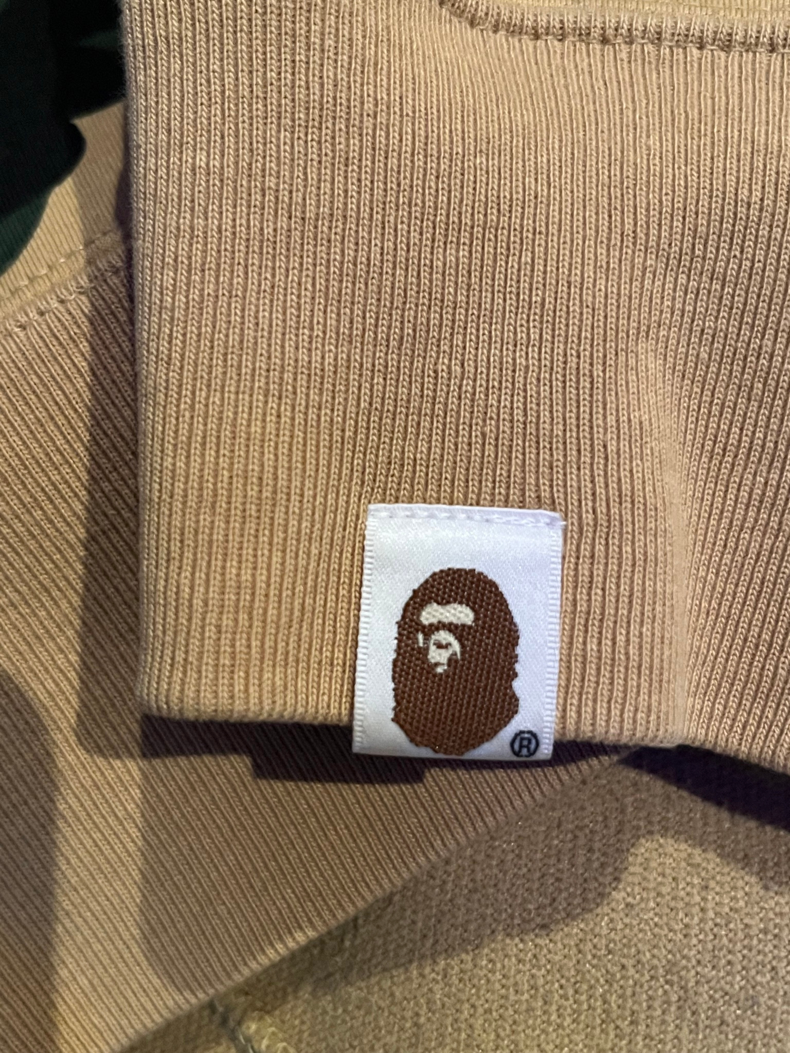 BAPE 1st Camo Windstopper Shark Full Zip Hoodie Yellow Bape, L / 52-54 EU, миниатюра 8