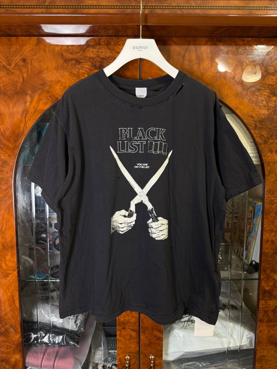 Protocol Index BLACKLIST Washed Black T-shirt, миниатюра 1
