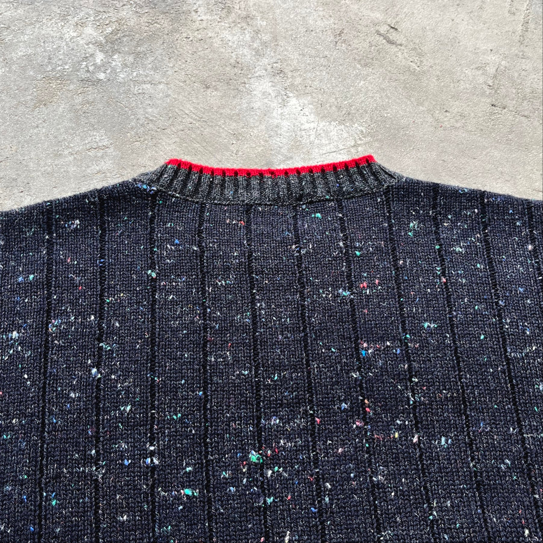 Iceberg Spellout Speckled Knit Sweater, миниатюра 7