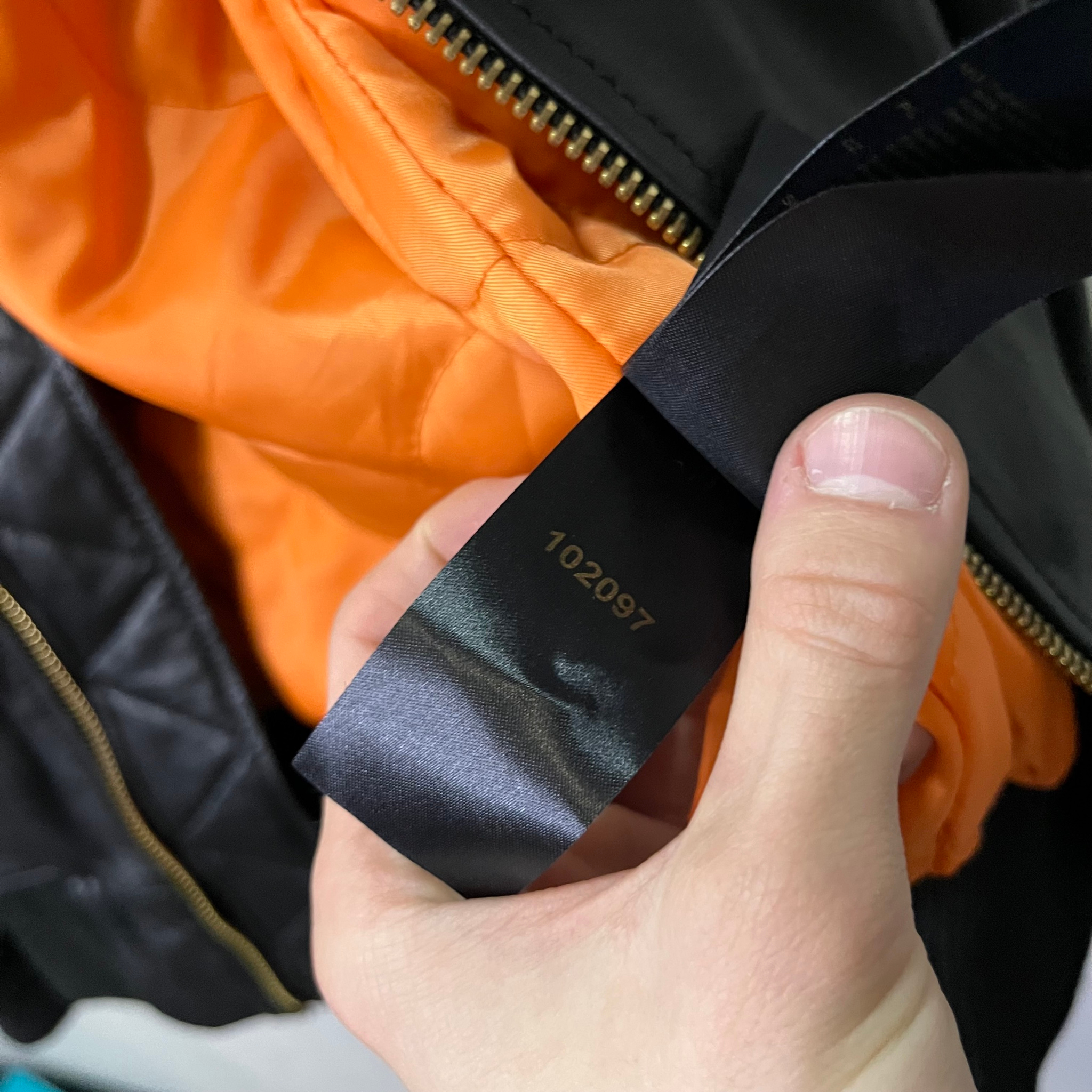 Alpha Industries Leather MA-1 Bomber Jacket, миниатюра 11