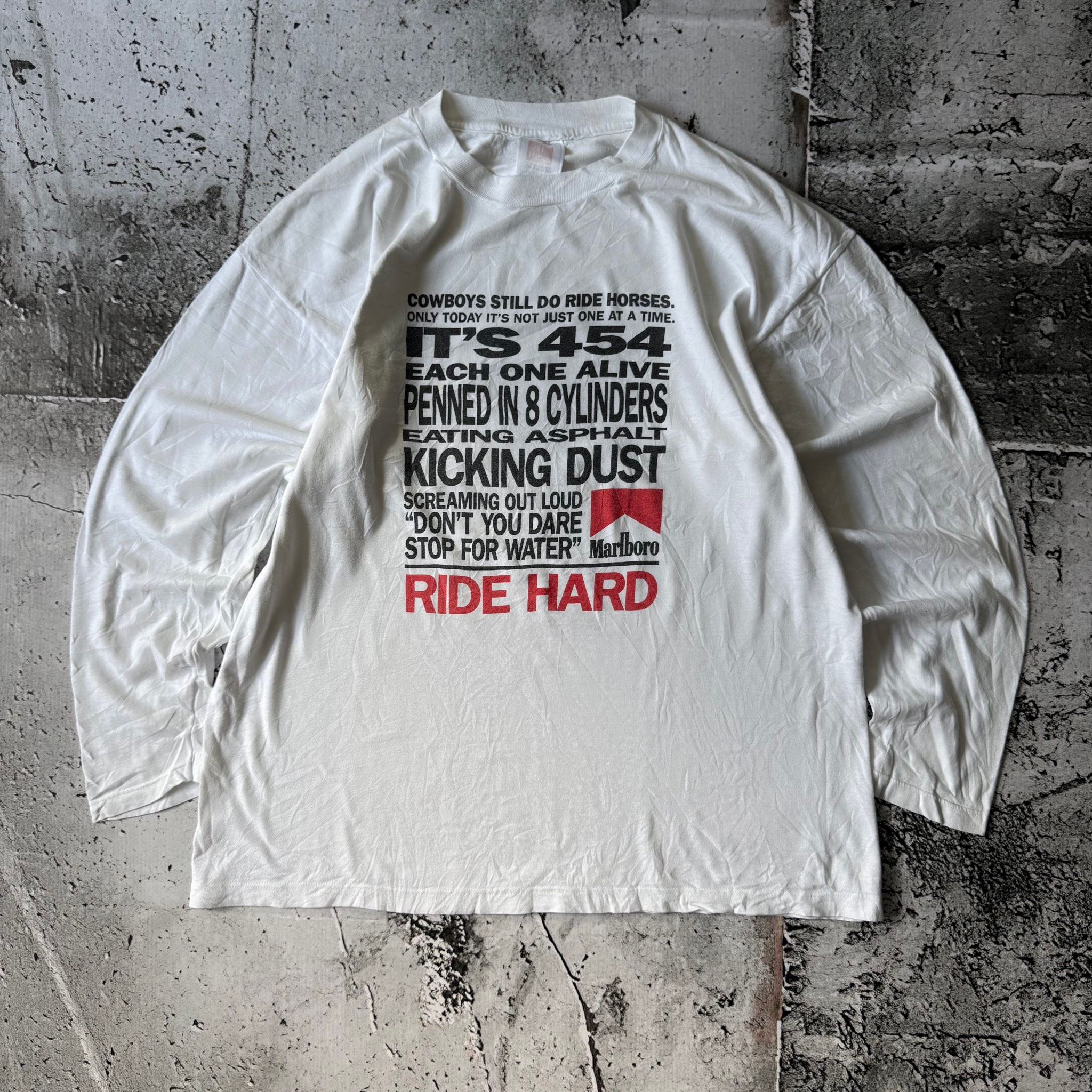 Hanes 1990s Marlboro “Ride Hard” Long Sleeve Shirt, миниатюра 1
